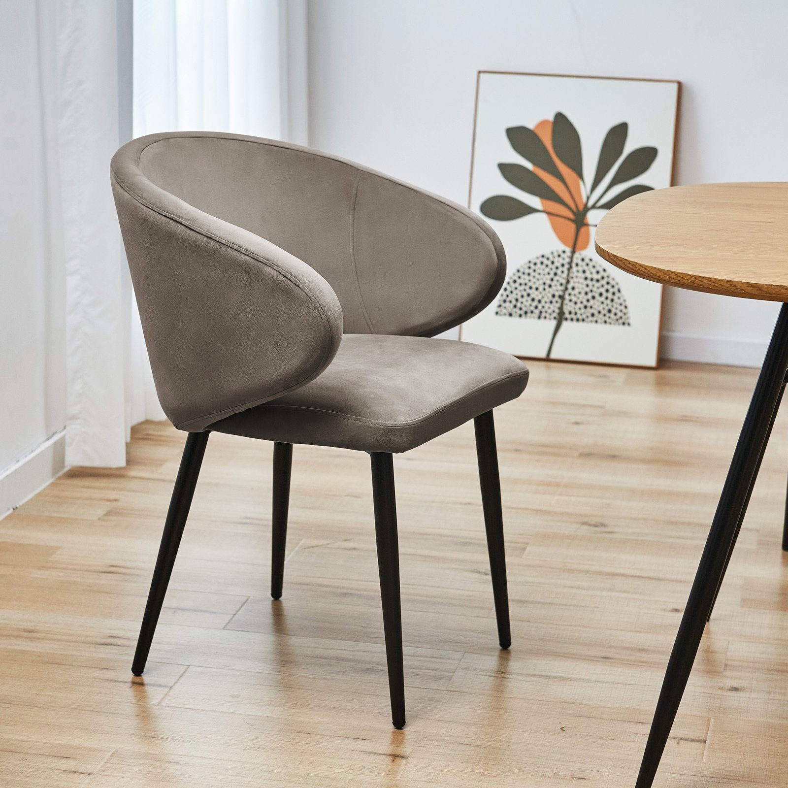 SVITA Esszimmerstuhl AUDREY (2er-Set), Küchenstühle, Metallbeine, günstig online kaufen