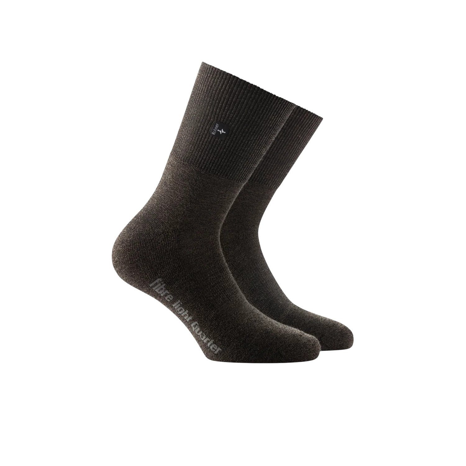 Wandersocken Fibre Light Quarter (Mischgewebe) braun - 1 Paar
