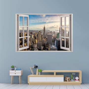 nikima Wandtattoo 159 Fenster - New York (PVC-Folie), in 5 vers. Größen