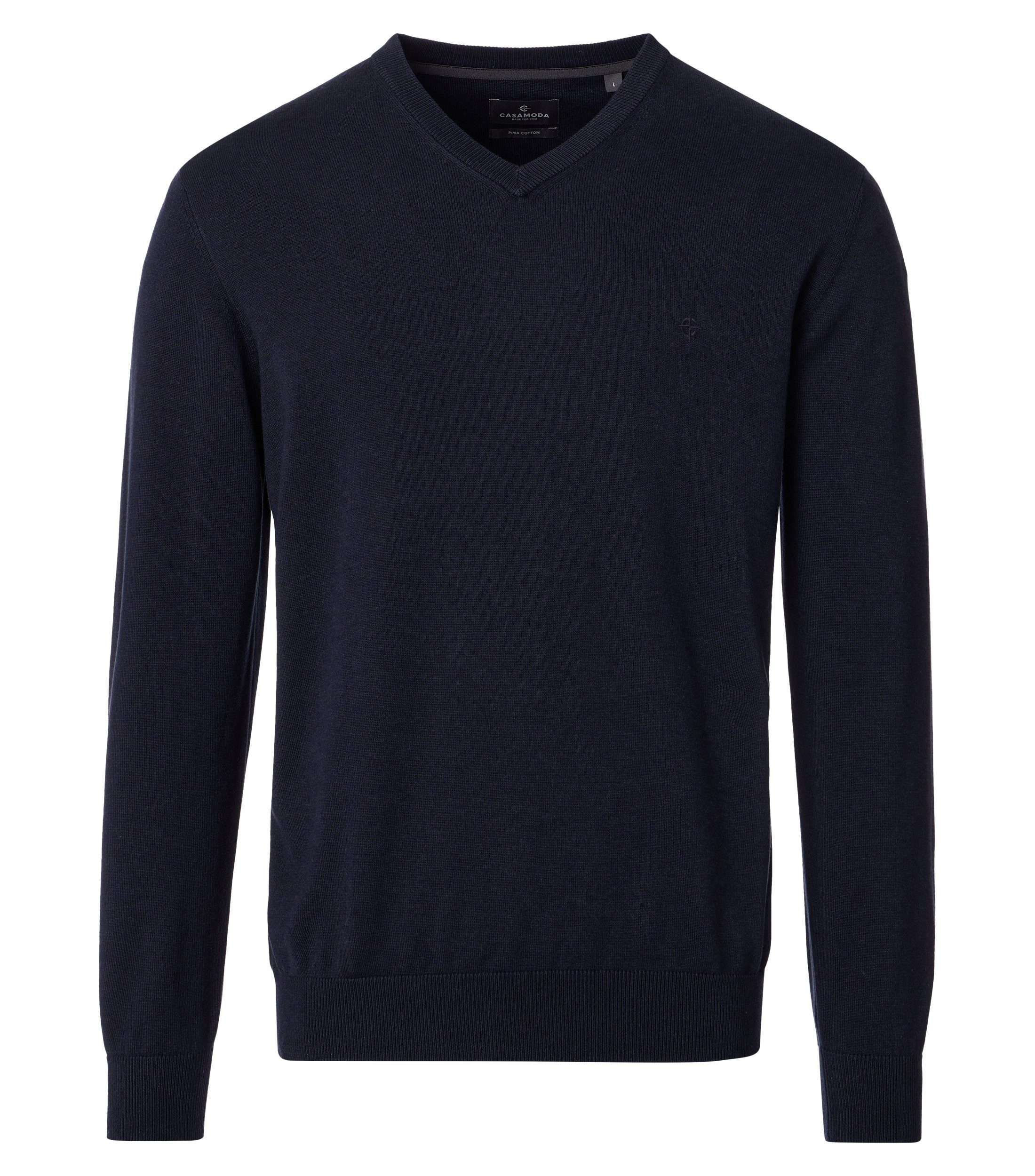 V-Ausschnitt-Pullover Basic