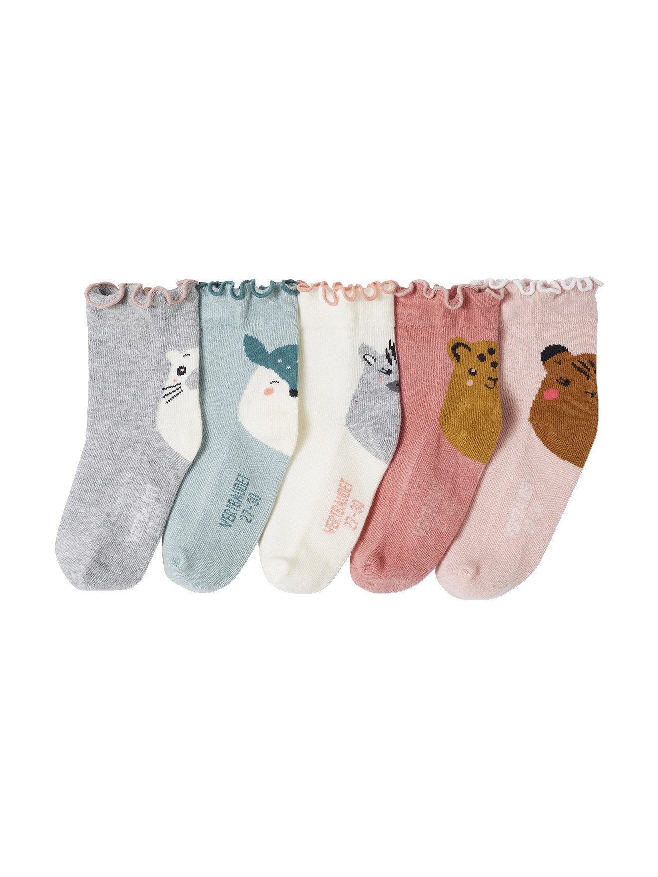 Socken 5er-Pack Mädchen Socken