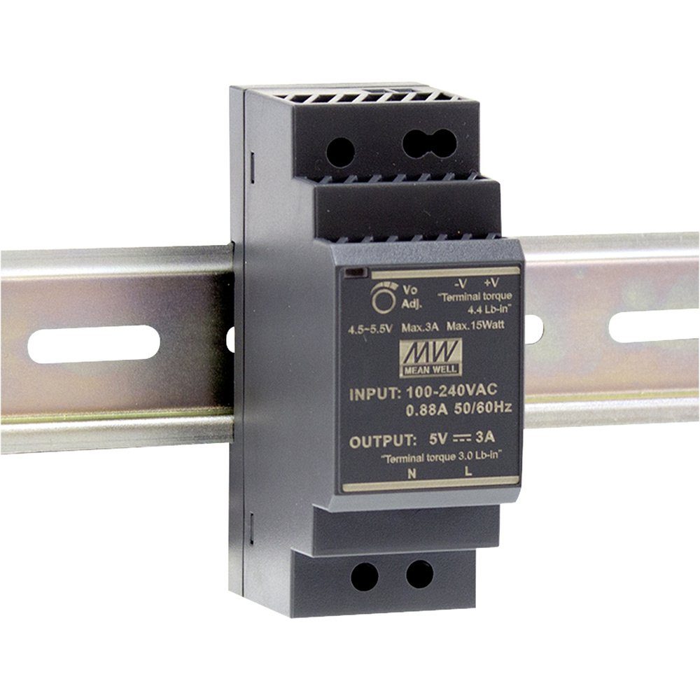 Mean Well HDR-30-24 Hutschienen-Netzteil (DIN-Rail) 24 V/DC 1.5 A 36 Hutschienen-Netzteil