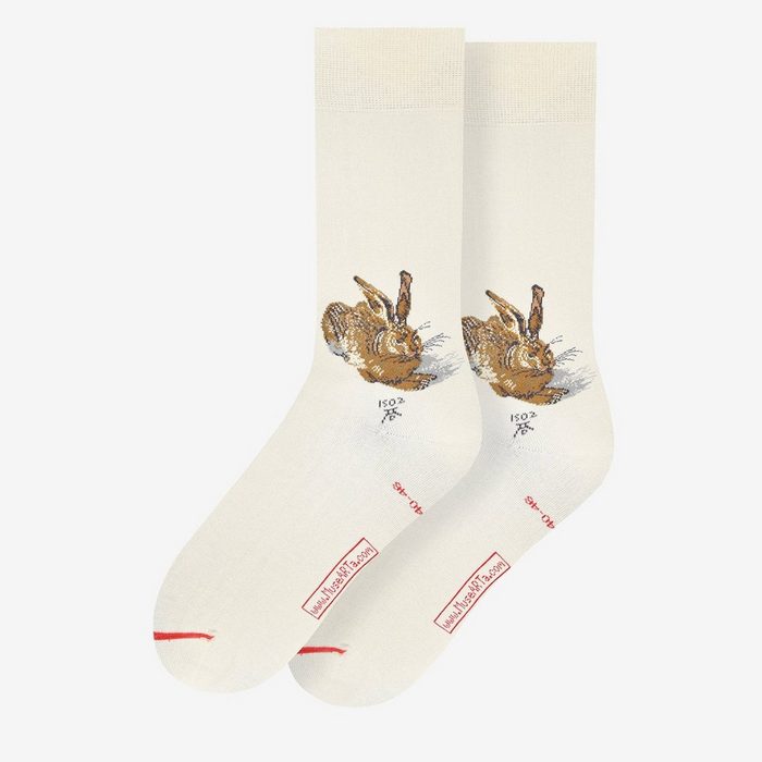MuseARTa Freizeitsocken Musearta Socken Feldhase (1 Paar 1-Paar 1 Paar)