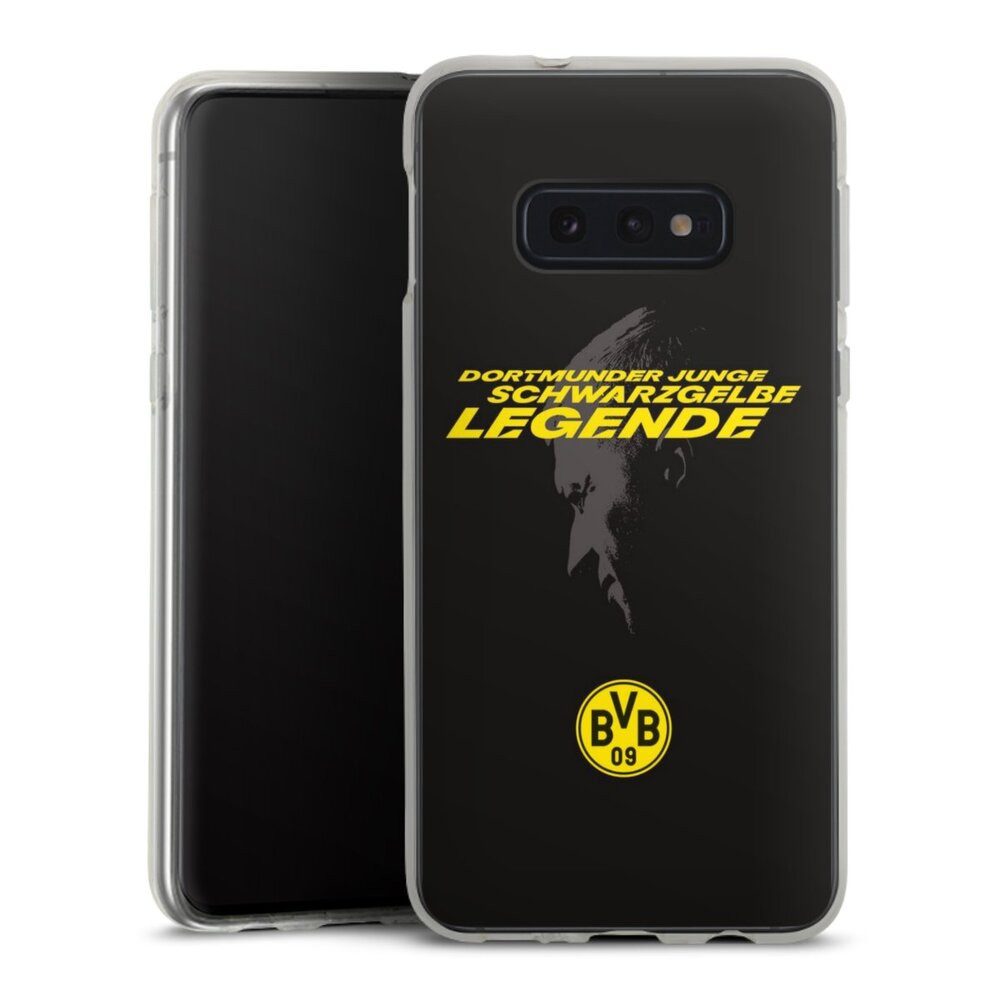 DeinDesign Handyhülle Marco Reus Borussia Dortmund BVB Danke Marco Schwarzgelbe Legende, Samsung Galaxy S10e Silikon Hülle Bumper Case Handy Schutzhülle