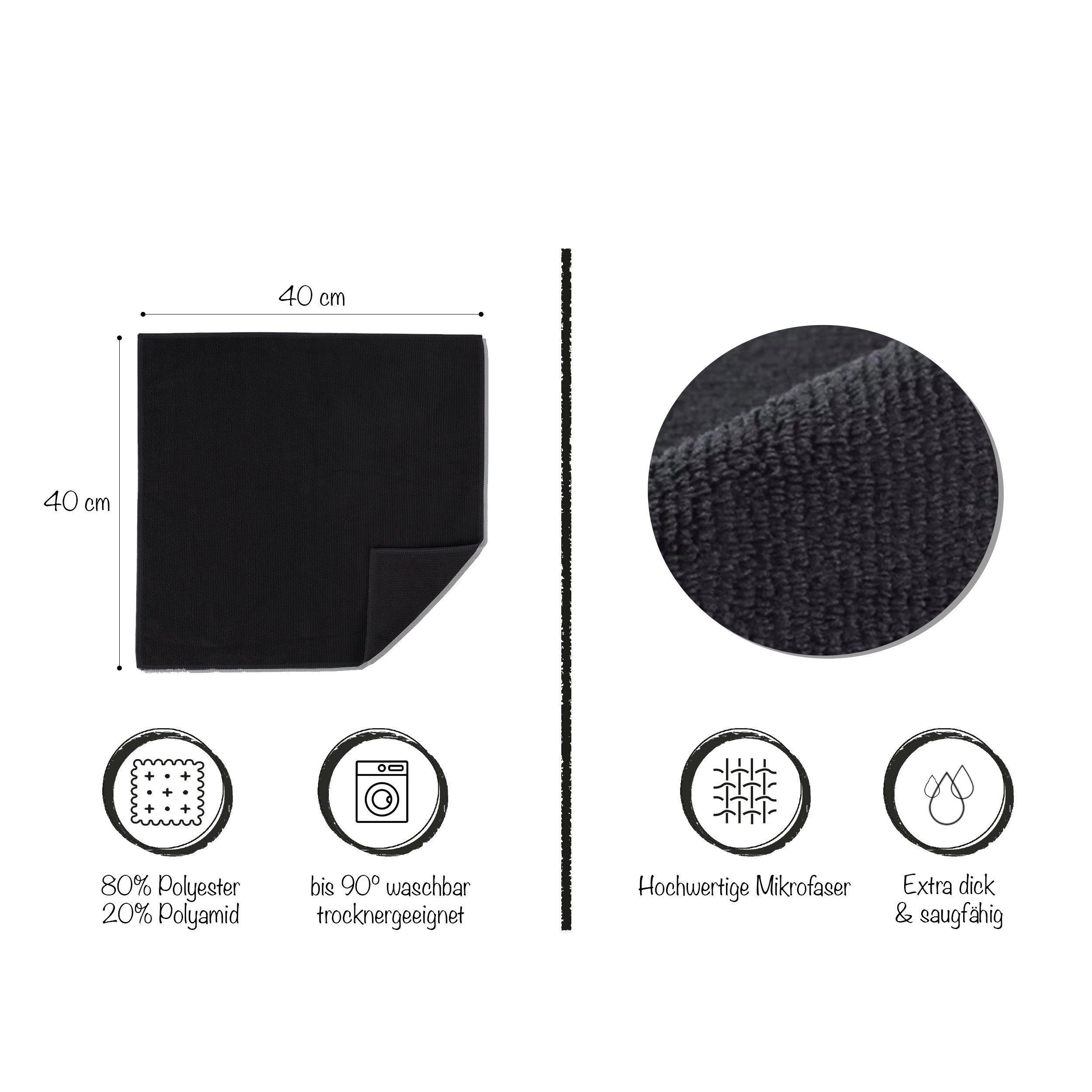 Hometex Premium Textiles Geschirrtuch Mikrofaser Putztuch, Staubtuch Reinig günstig online kaufen