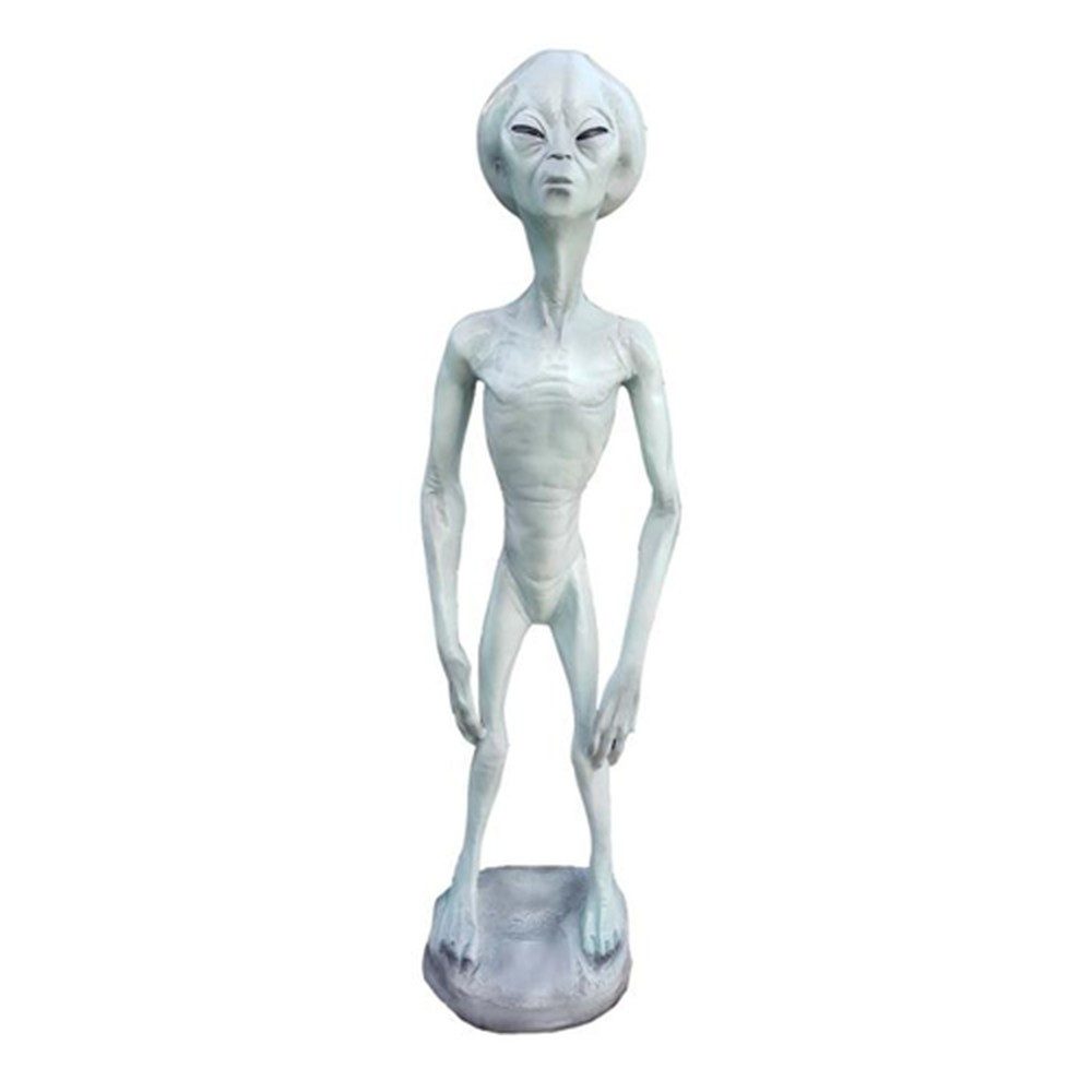 JVmoebel Skulptur Deko Figur Alien aus wetterfestem Polyresin für den Garten, Made in Europa