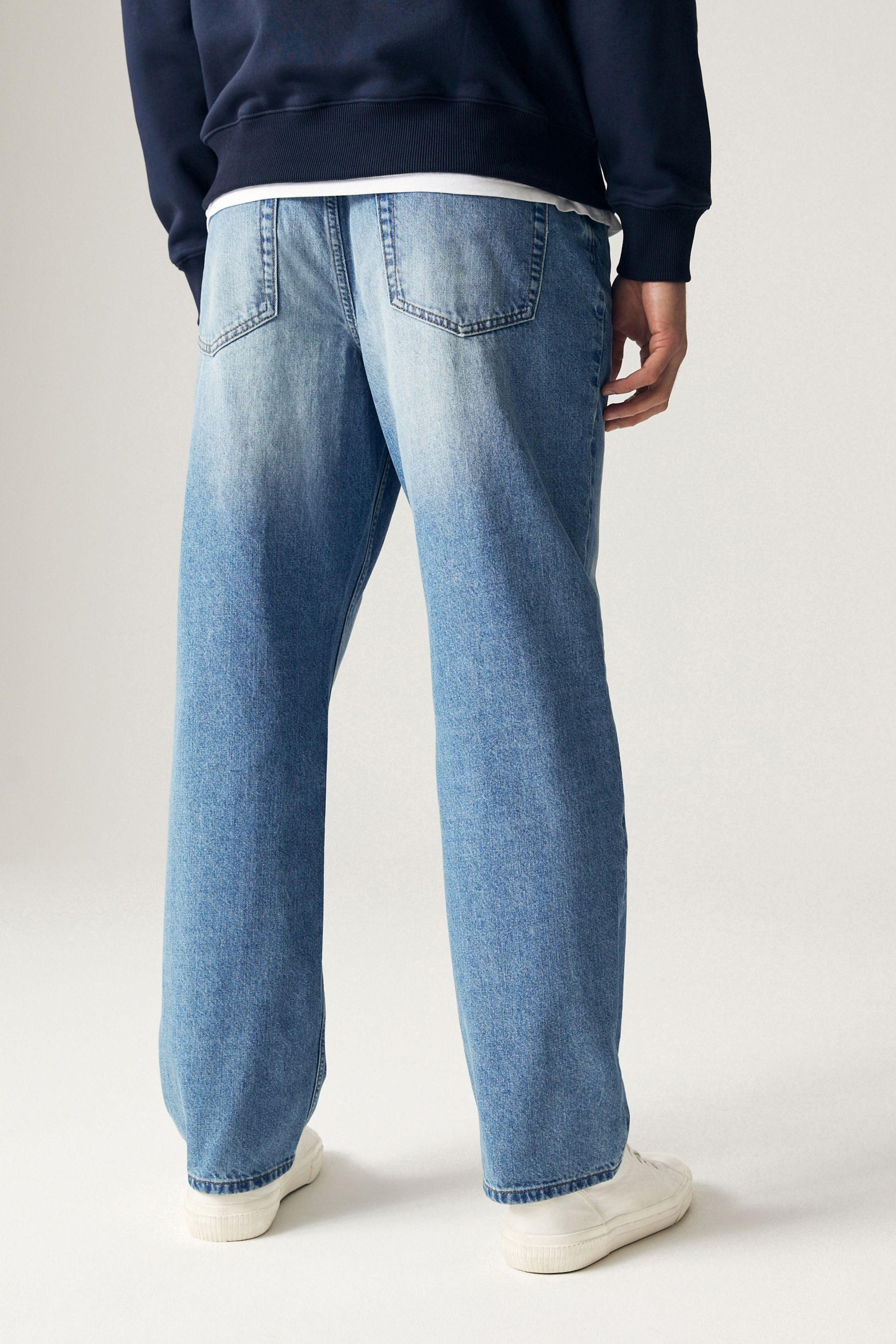 Next Relax-fit-Jeans Authentische Relaxed Fit Jeans günstig online kaufen