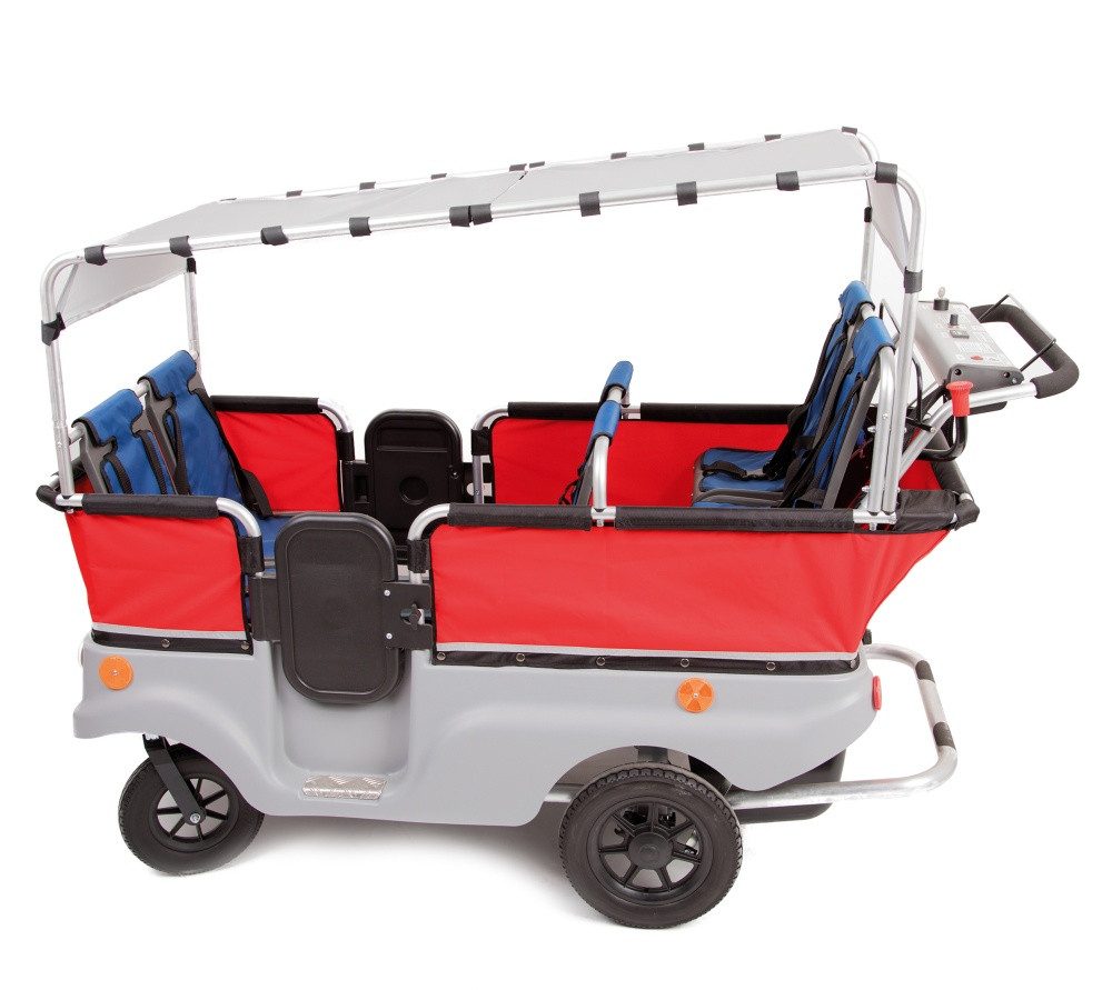 Winther Zwillings-Kombikinderwagen Winther Sonnenschutz zu E-Turtle Bus, 2-tlg.
