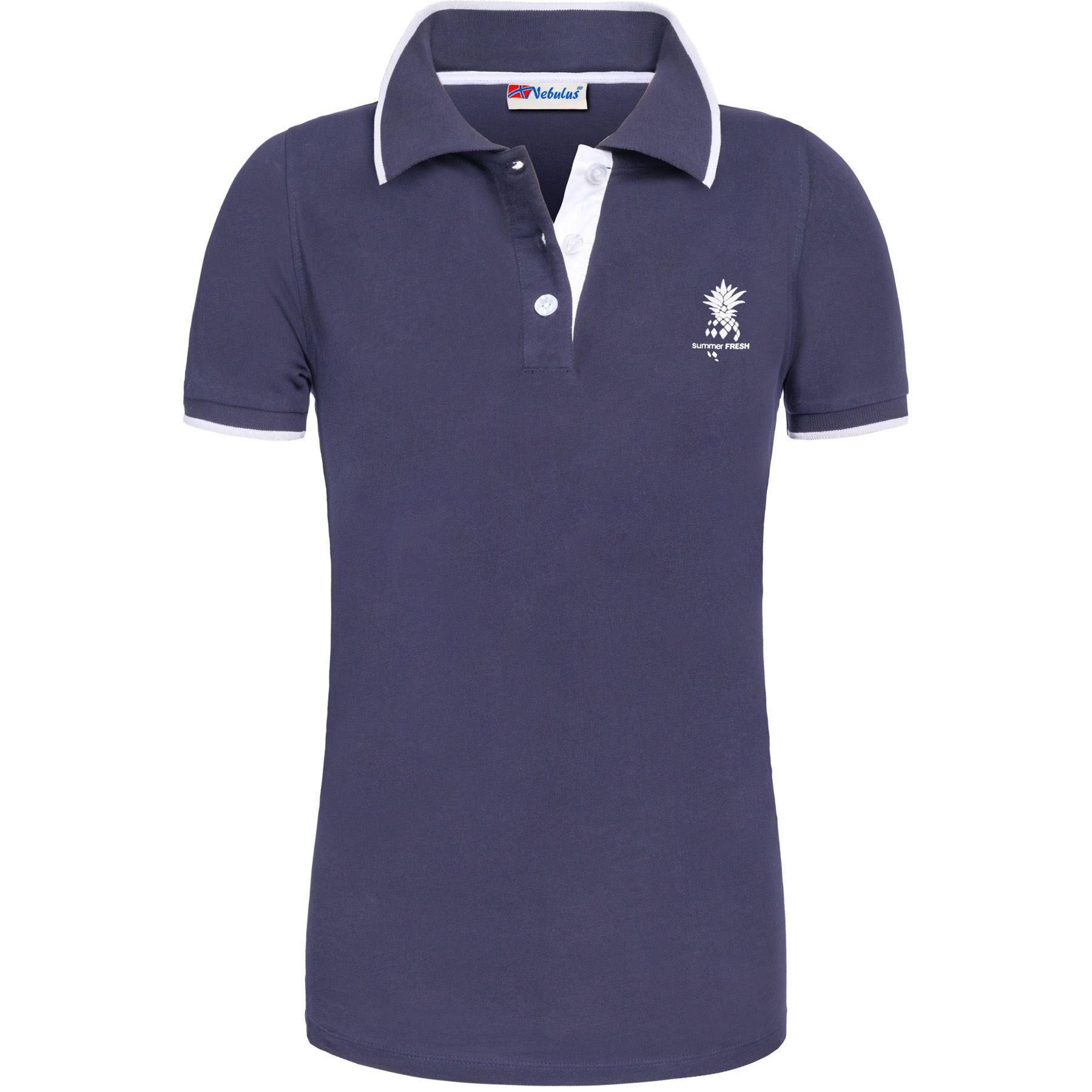 Nebulus Poloshirt SINES, F382 - Damen, navy, L/40 günstig online kaufen