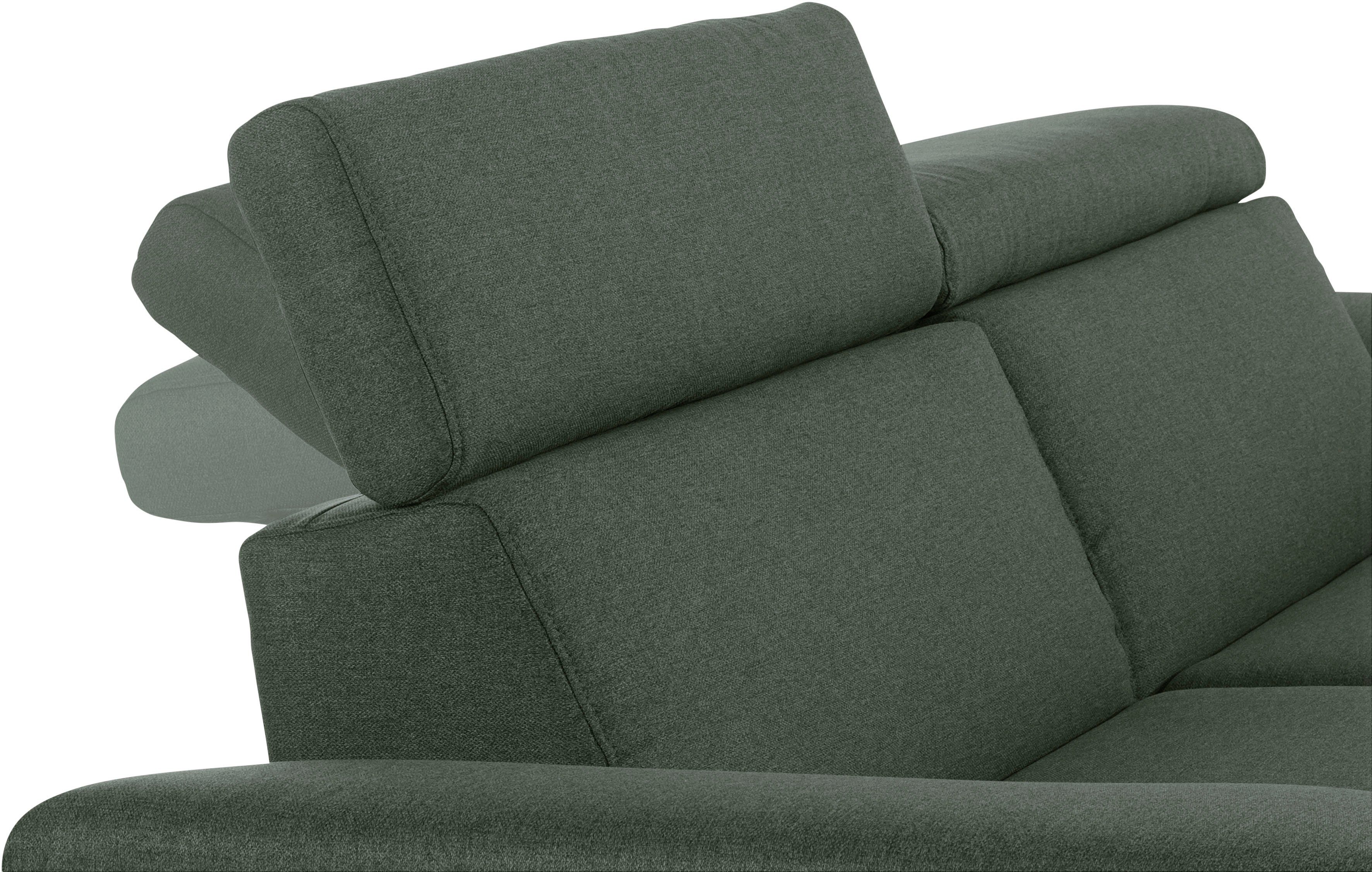 Places of Style 2,5-Sitzer Trapino Luxus-Microfaser Rückenverstellung, wahlweise mit Lederoptik Luxus, in