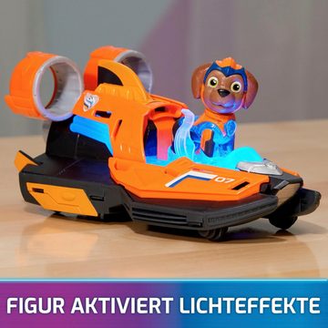 Spin Master Spielzeug-Auto Paw Patrol - Movie II - Basic Themed Vehicles Zuma, Speedboot mit Welpenfigur, Licht- und Soundeffekt