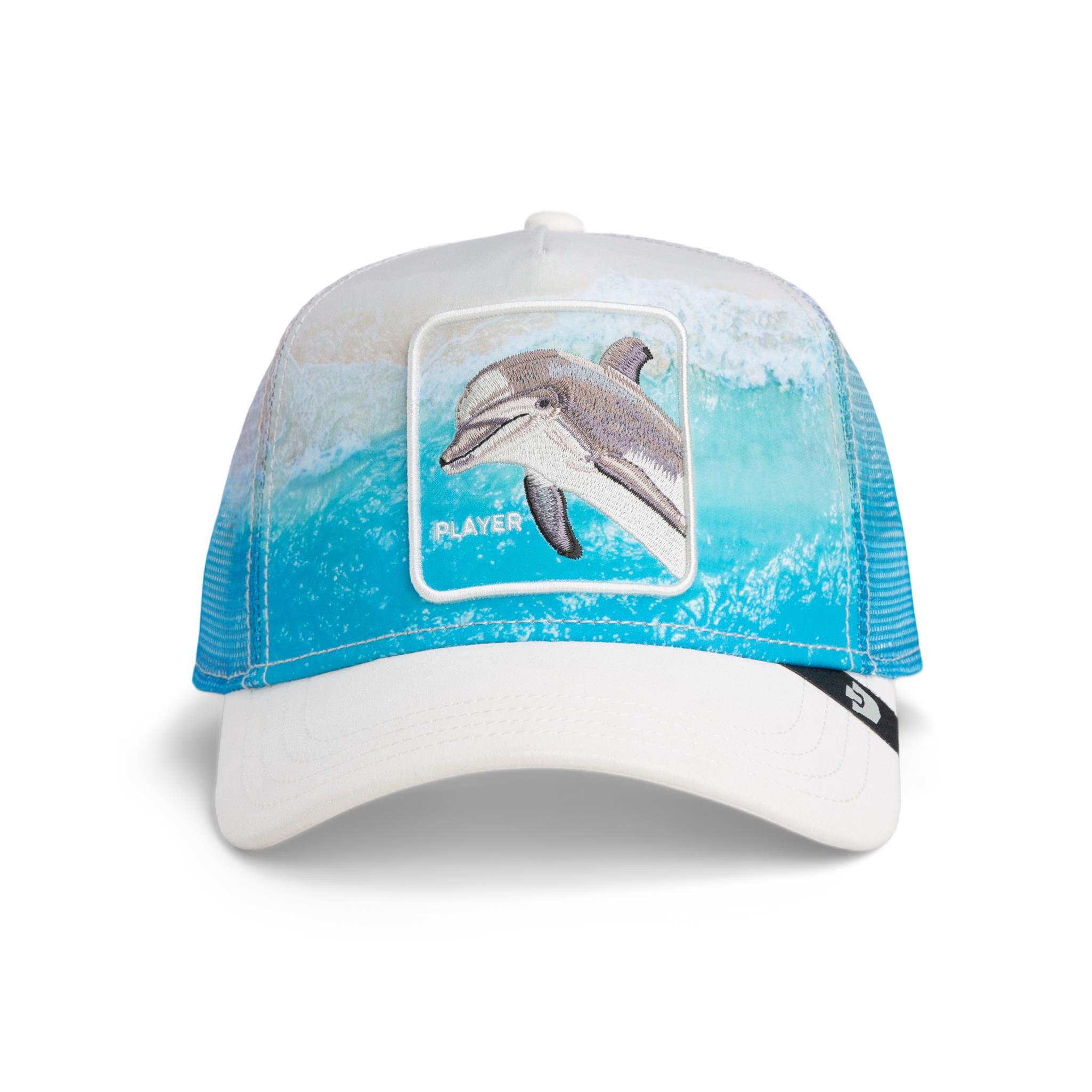 GOORIN Bros. Trucker Cap Goorin Bros. Dolphin In The Element Trucker Cap Dust (Basecap, Basecap, Meshcap, Trucker Kappe)
