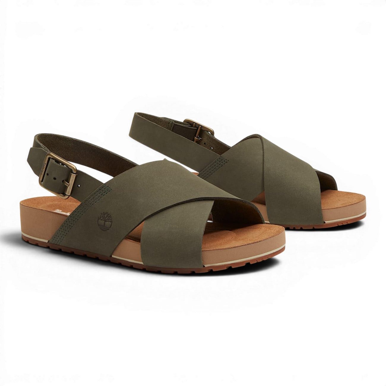 Timberland Malibu Waves Basic Backstrap dunkelgrün Damen Sandale