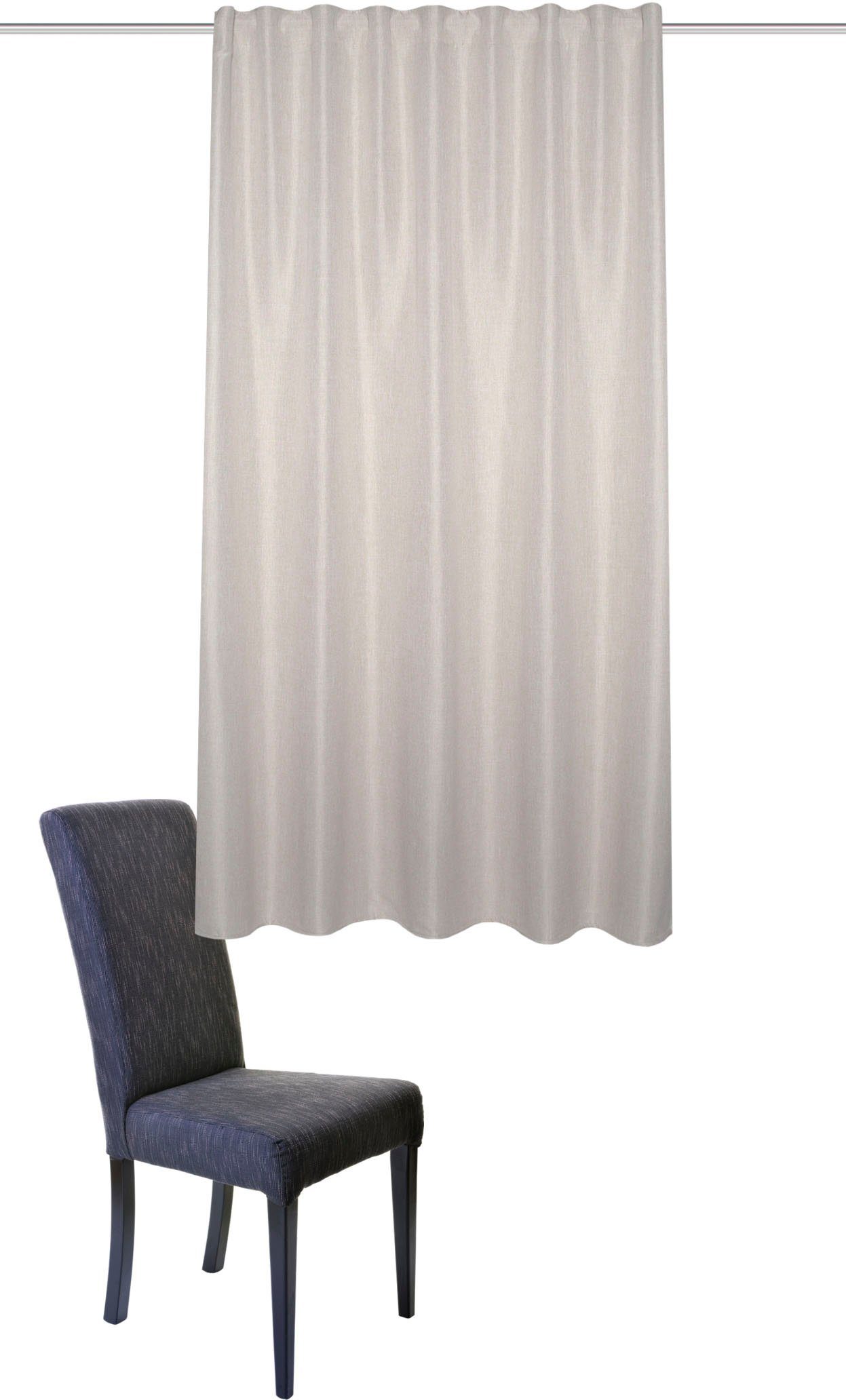 HOME WOHNIDEEN Gardine "OXFORD" Multifunktionsband 2 Stk. tlg. blickdicht günstig online kaufen