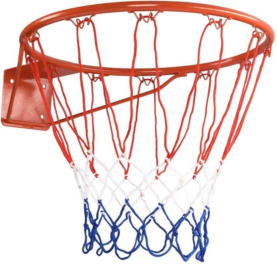 KOMFOTTEU Basketballkorb mit Netz, mit Standard Rim Ø 46 cm