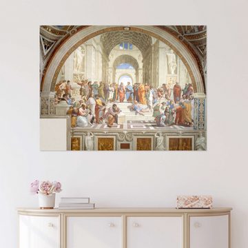 Posterlounge Wandfolie Raffael, Die Schule von Athen I, Malerei