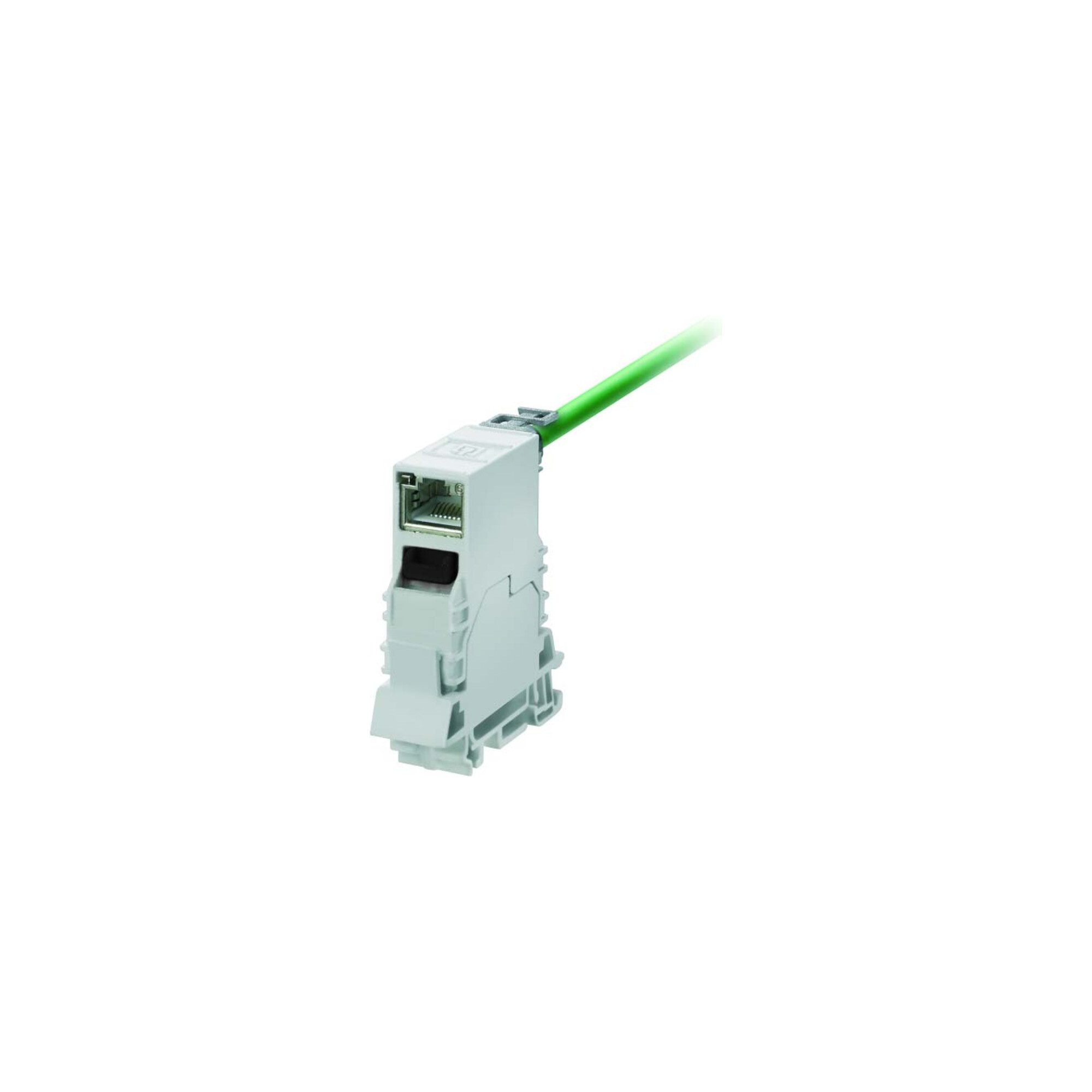 Weidmüller Schuko-Stecker Weidmüller Tragschienen-Outlet IE-TO-RJ45-FJ-A