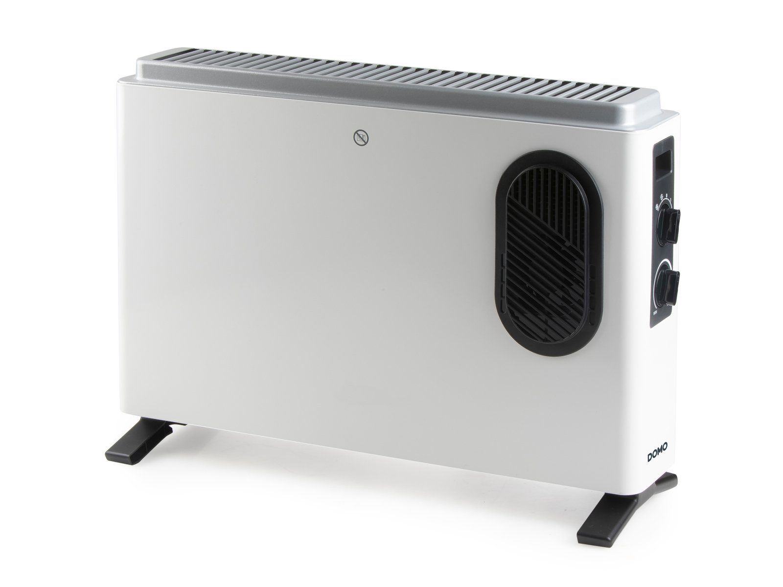 Domo Konvektor, 2000 W, Zusatz-Heizung Elektroheizer mobiles Heizgerät Heizkonvektor für 25m²