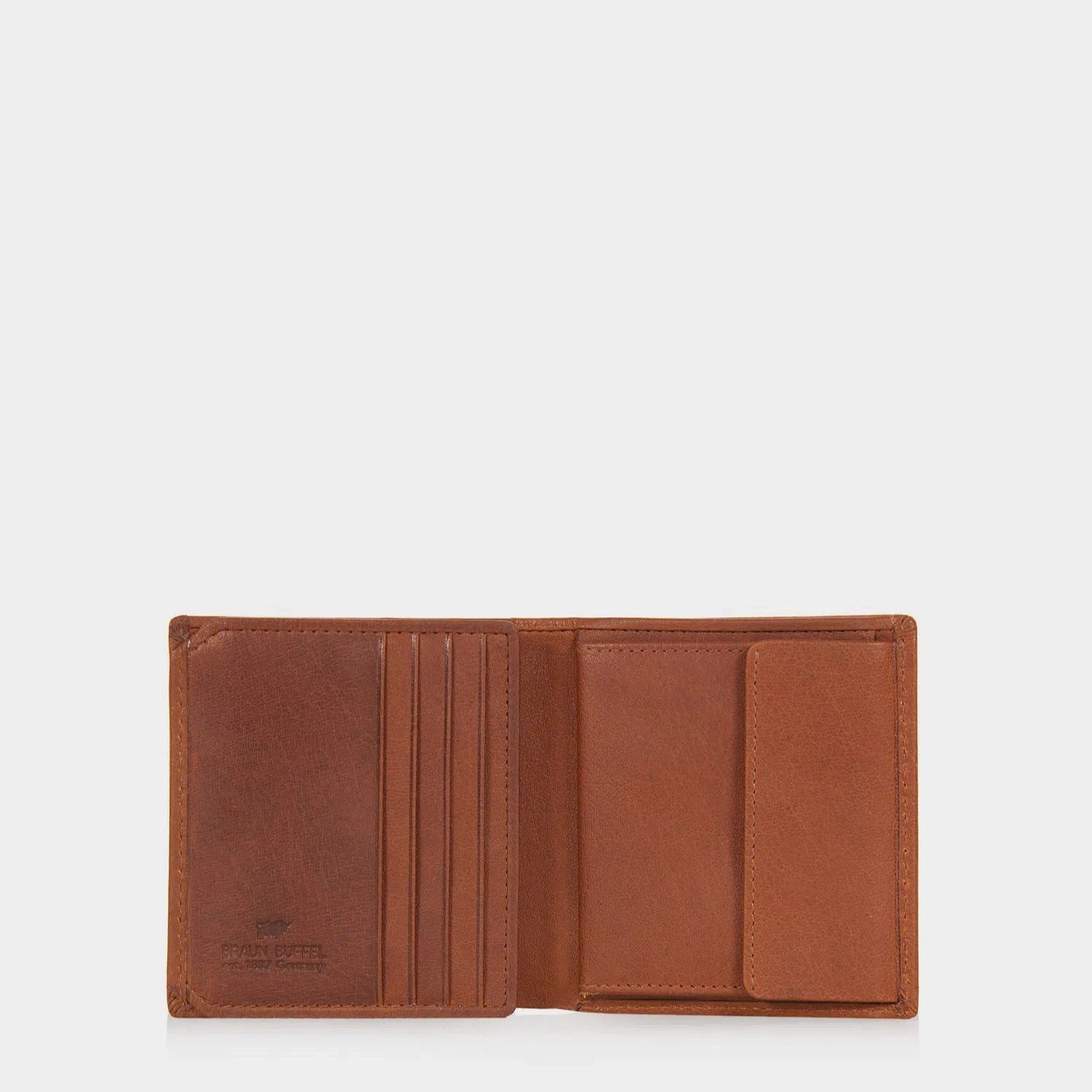 Braun Büffel Geldbörse SVEN RFID Geldbörse Carré 8CS cognac