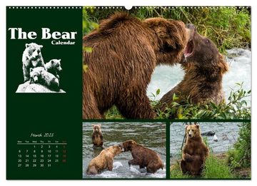 CALVENDO Wandkalender The Bear Calendar / UK-Version (Premium-Calendar 2023 DIN A2 Landscape)