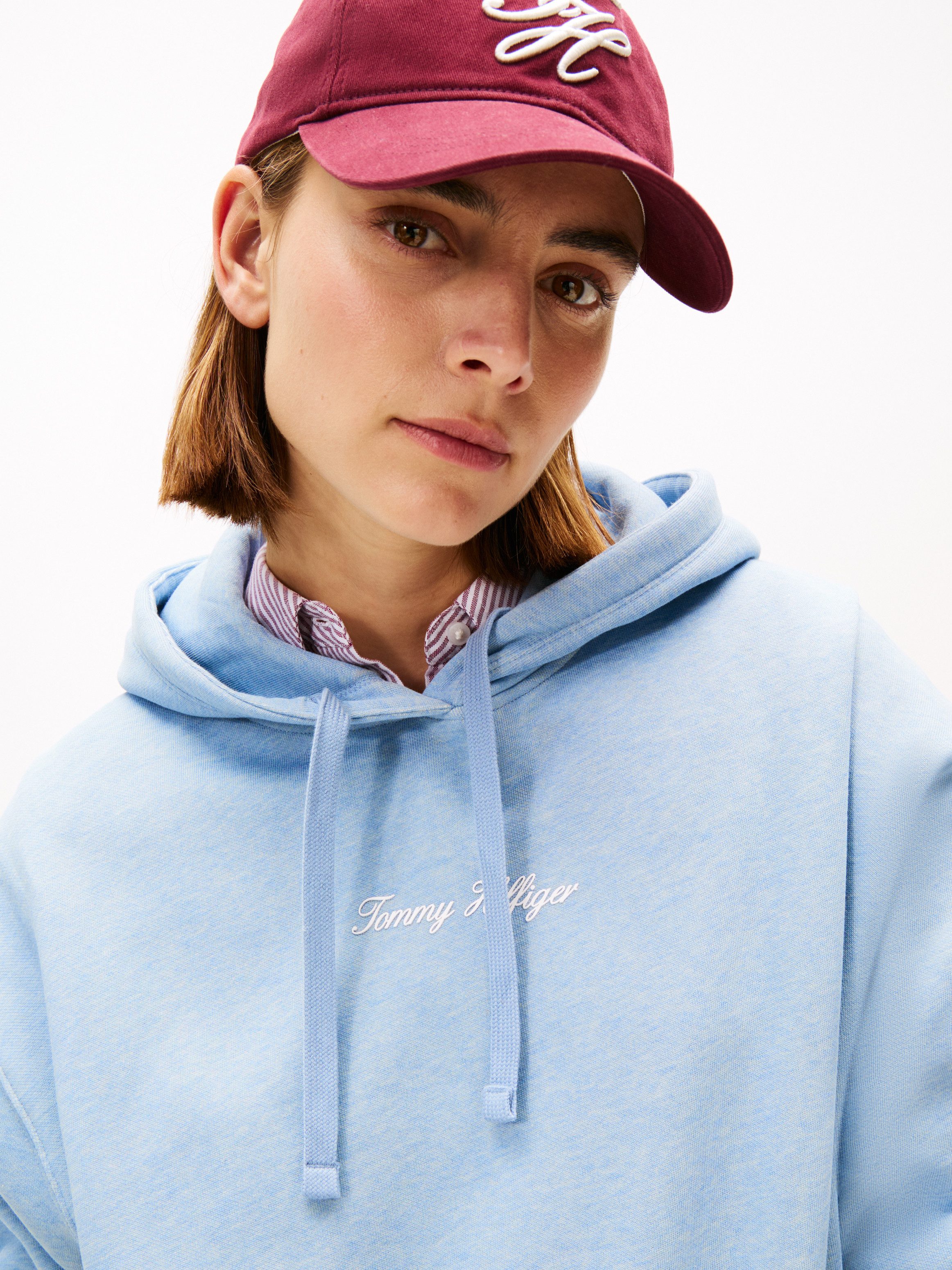 Tommy Hilfiger Kapuzensweatshirt CLASSIC SCRIPT FLEECE HOODIE günstig online kaufen