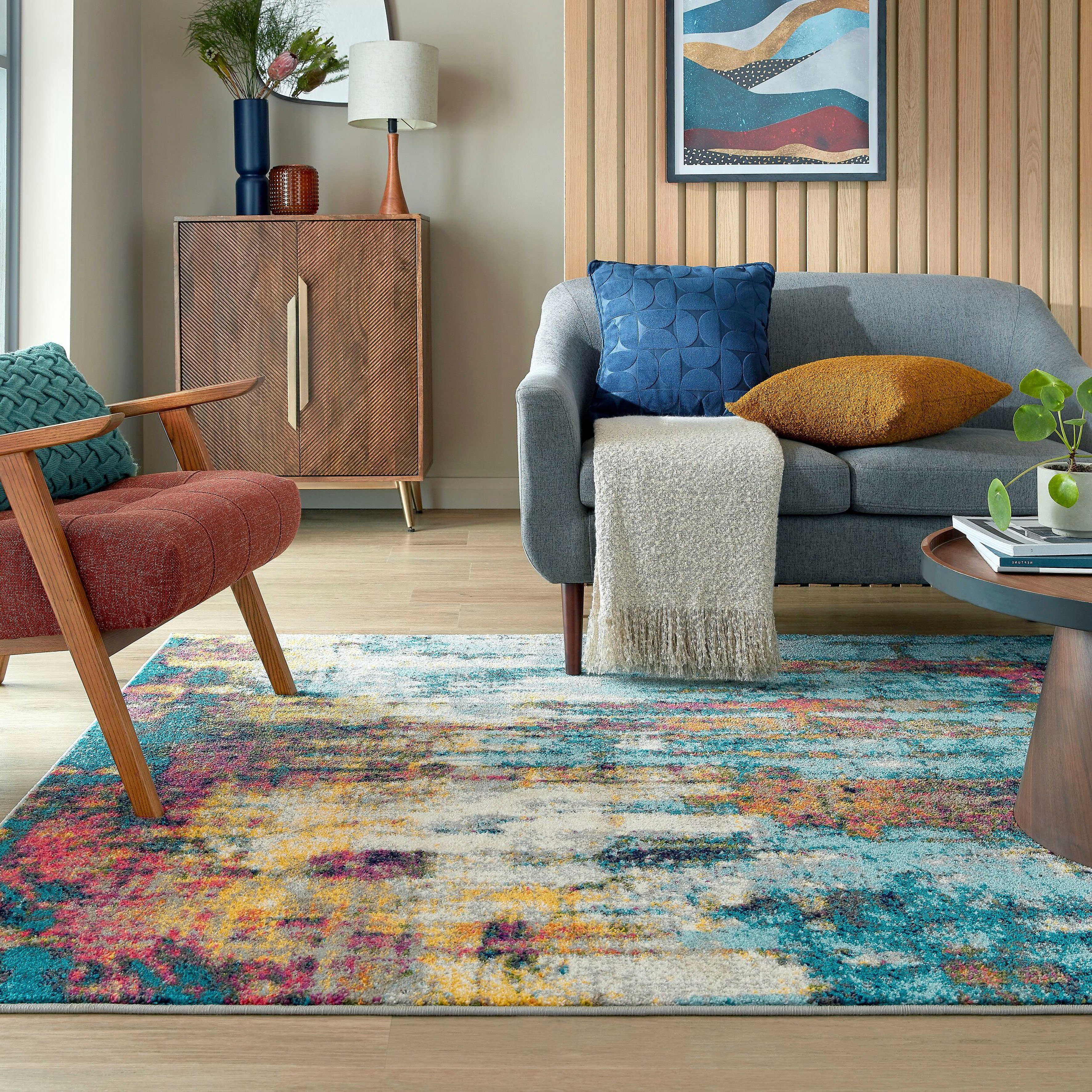 Abstraction, rechteckig, RUGS, FLAIR mm, Teppich Multi-Teppich Höhe: 10 Moderner