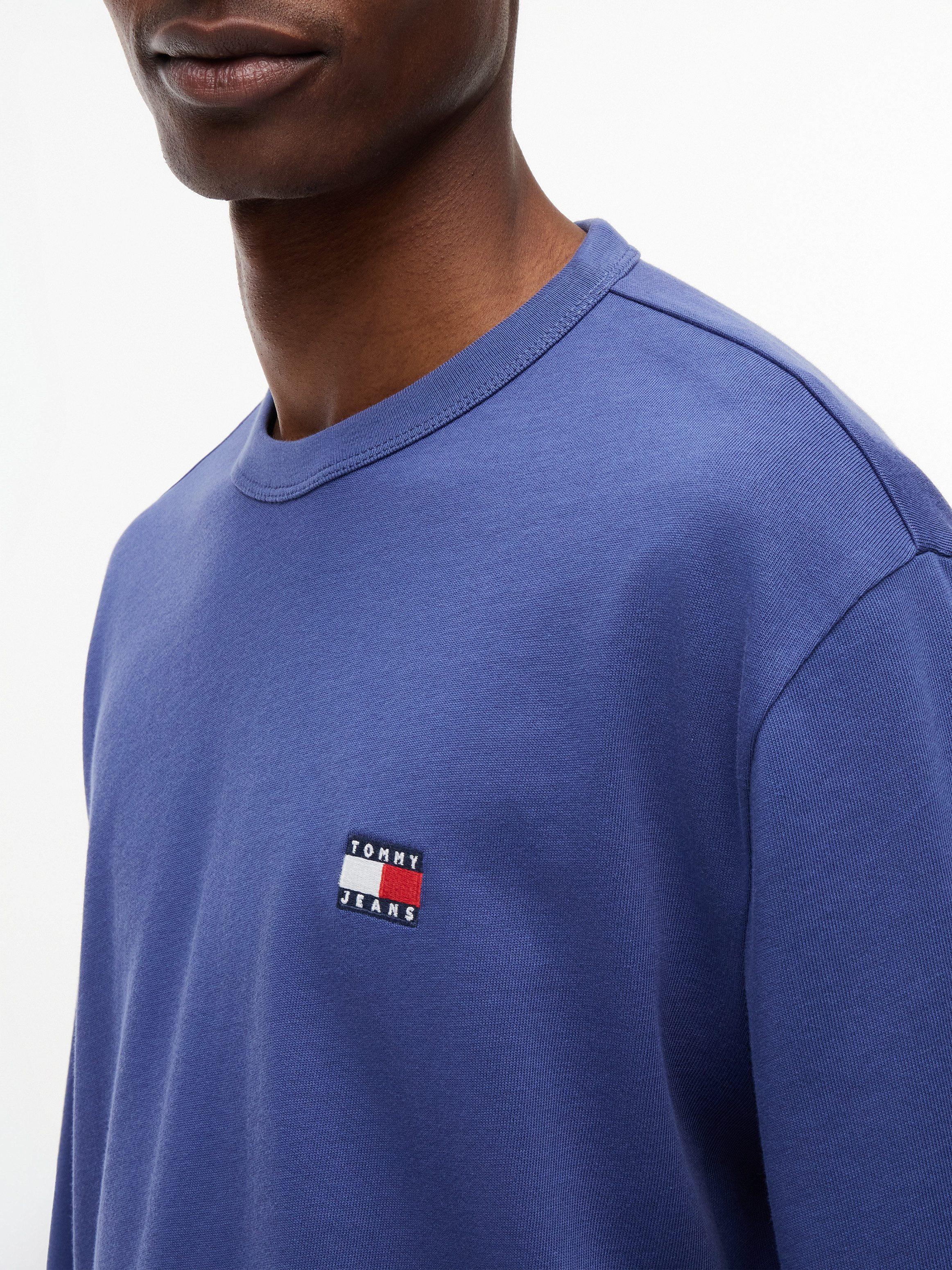 Tommy Jeans Langarmshirt TJM REG BADGE TEE LS EXT