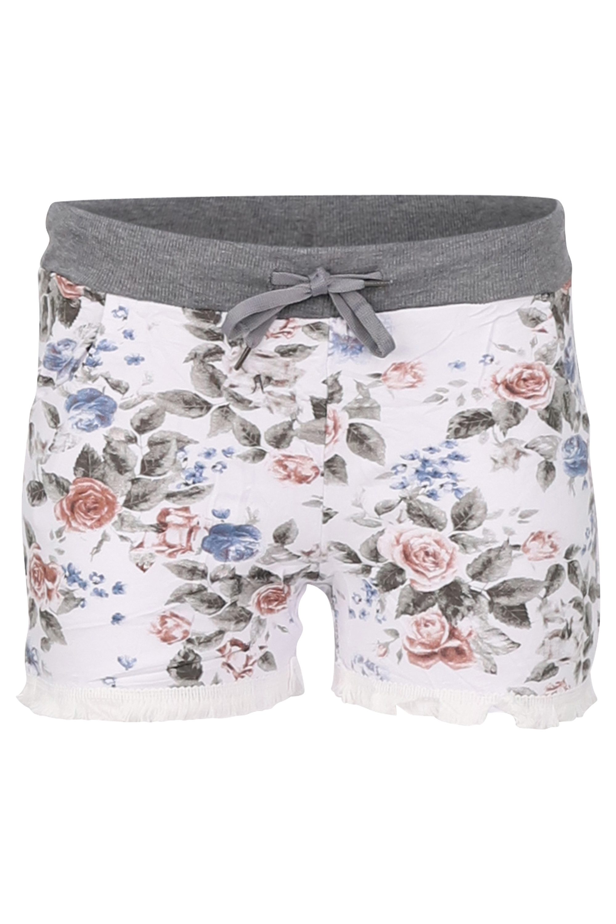 malito more than fashion Шортики 2333 kurze Sommer Short mit floralem Print