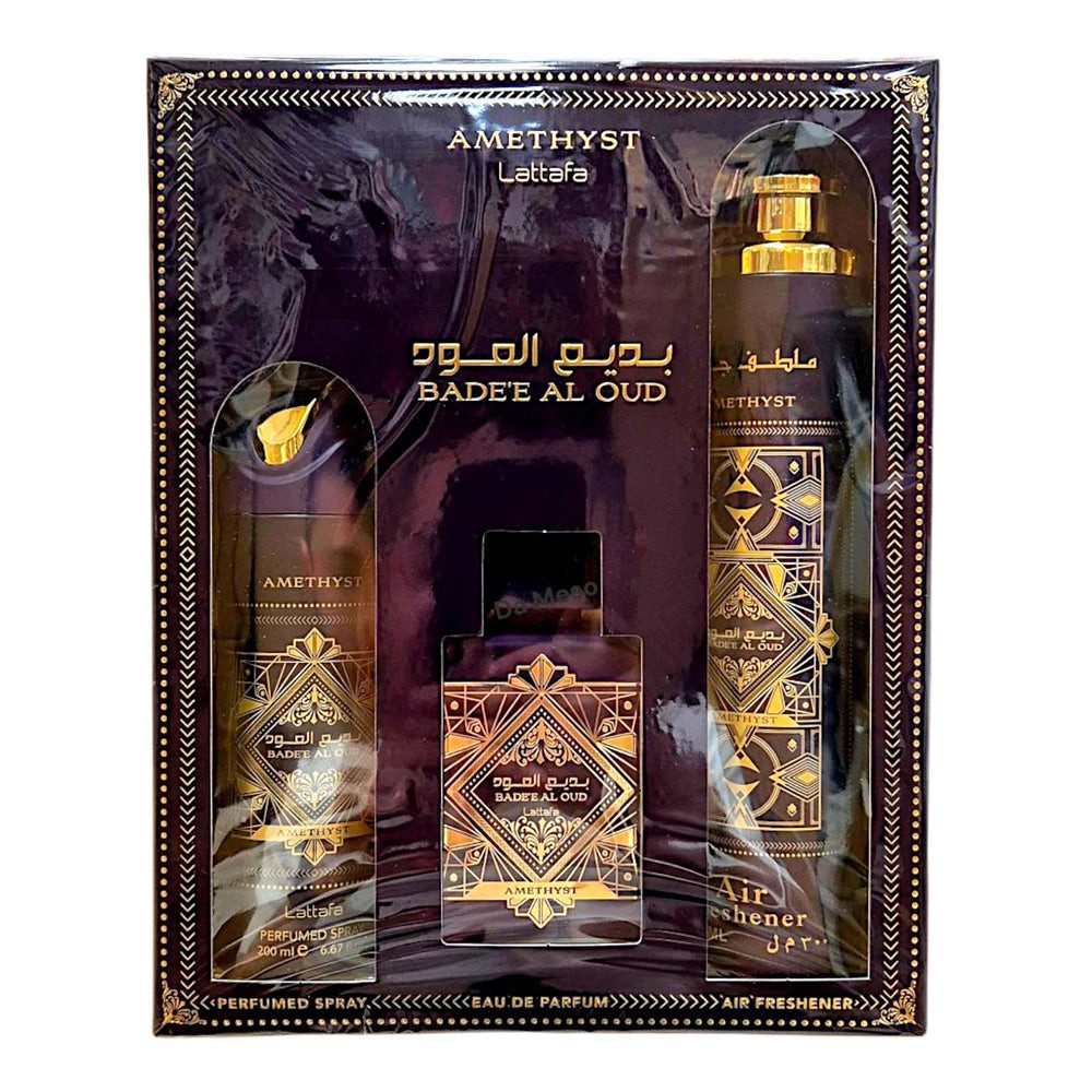 Eau de Parfum Lattafa Badee Al Oud Ametyst Geschenkset Eau de Parfum