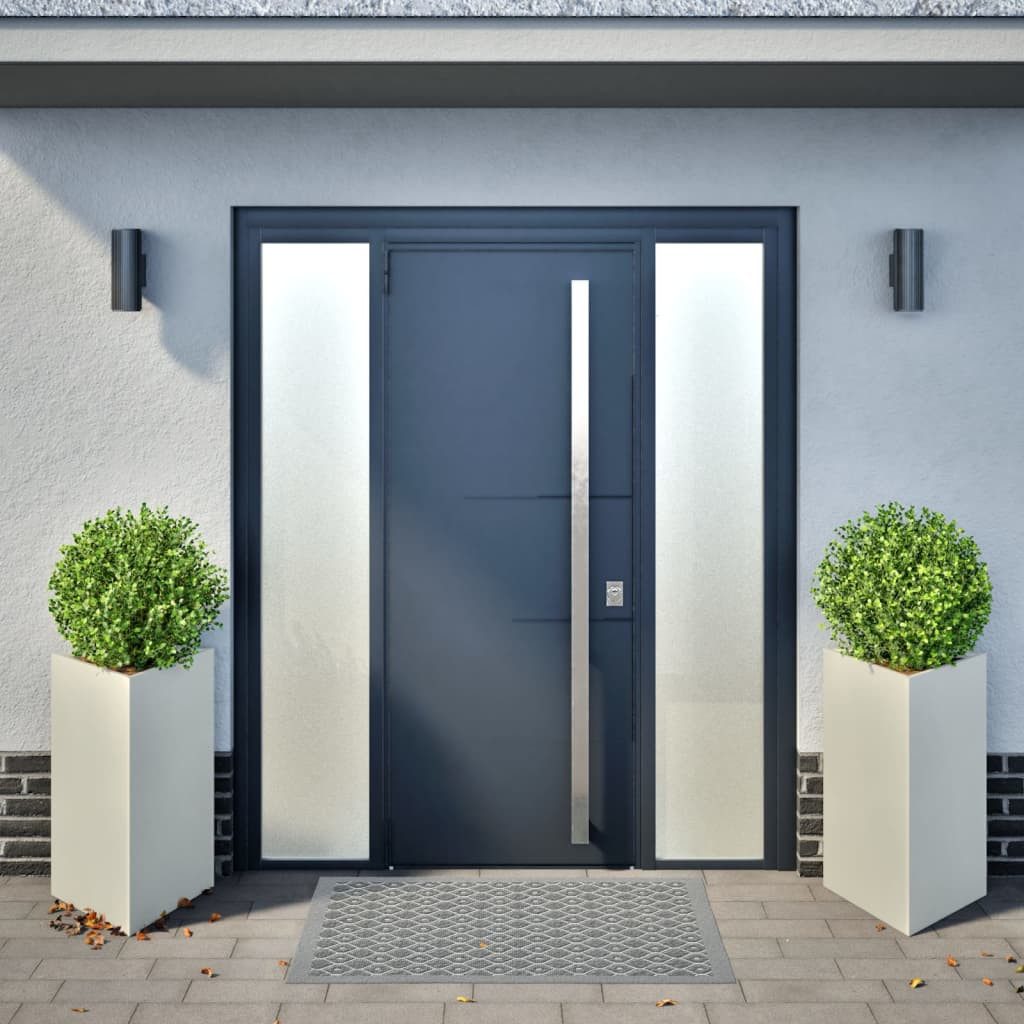 vidaXL Blumentopf Pflanzkübel 2 Stk. Weiß günstig online kaufen