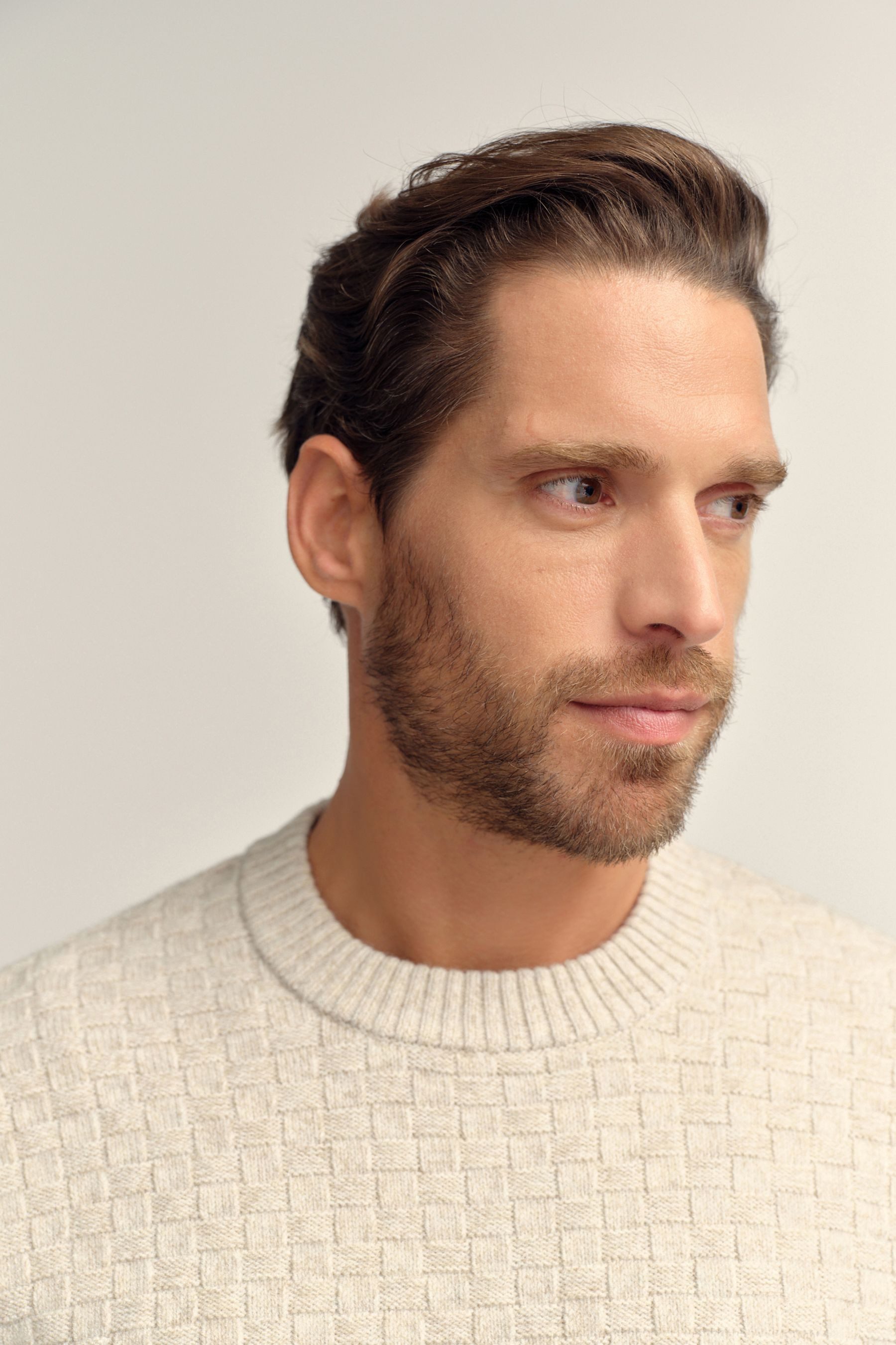 Next Rundhalspullover Strickpullover mit Rundhalsausschnitt, Regular Fit (1-tlg)