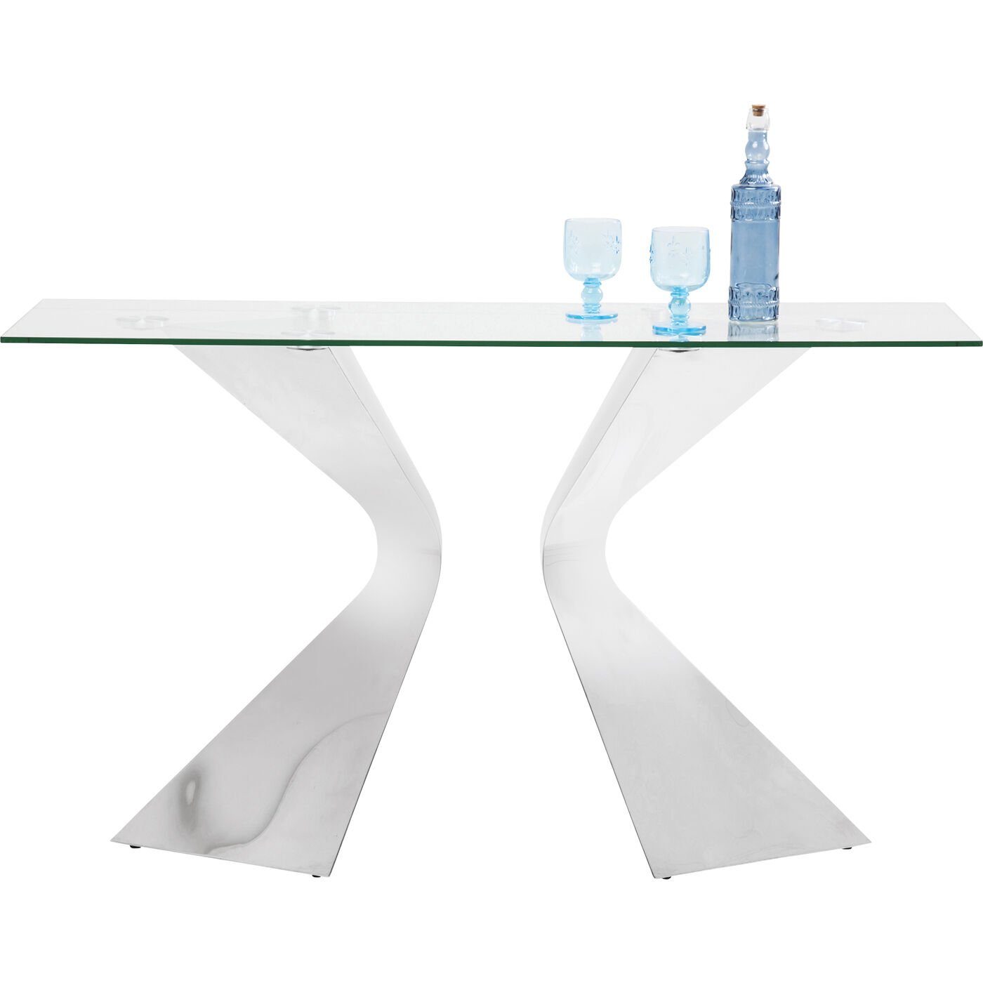 Kare Design Konsolentisch Gloria, Glas, 140x81 cm
