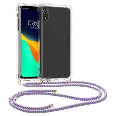 kwmobile Handyhülle Necklace Case für Apple iPhone XR, Hülle Silikon mit Handykette - Band Handyhülle
