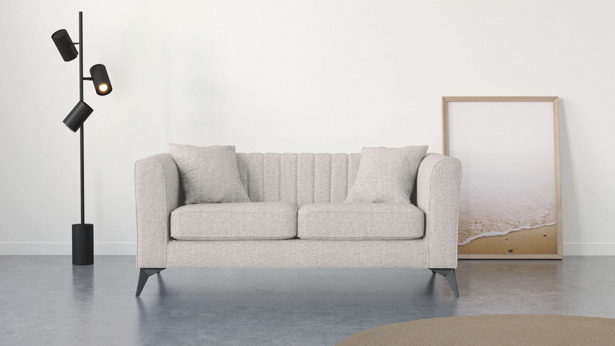 Places of Style 2-Sitzer "MATTHEW elegantes Designsofa, Maße B/T/H: 170/86/ günstig online kaufen