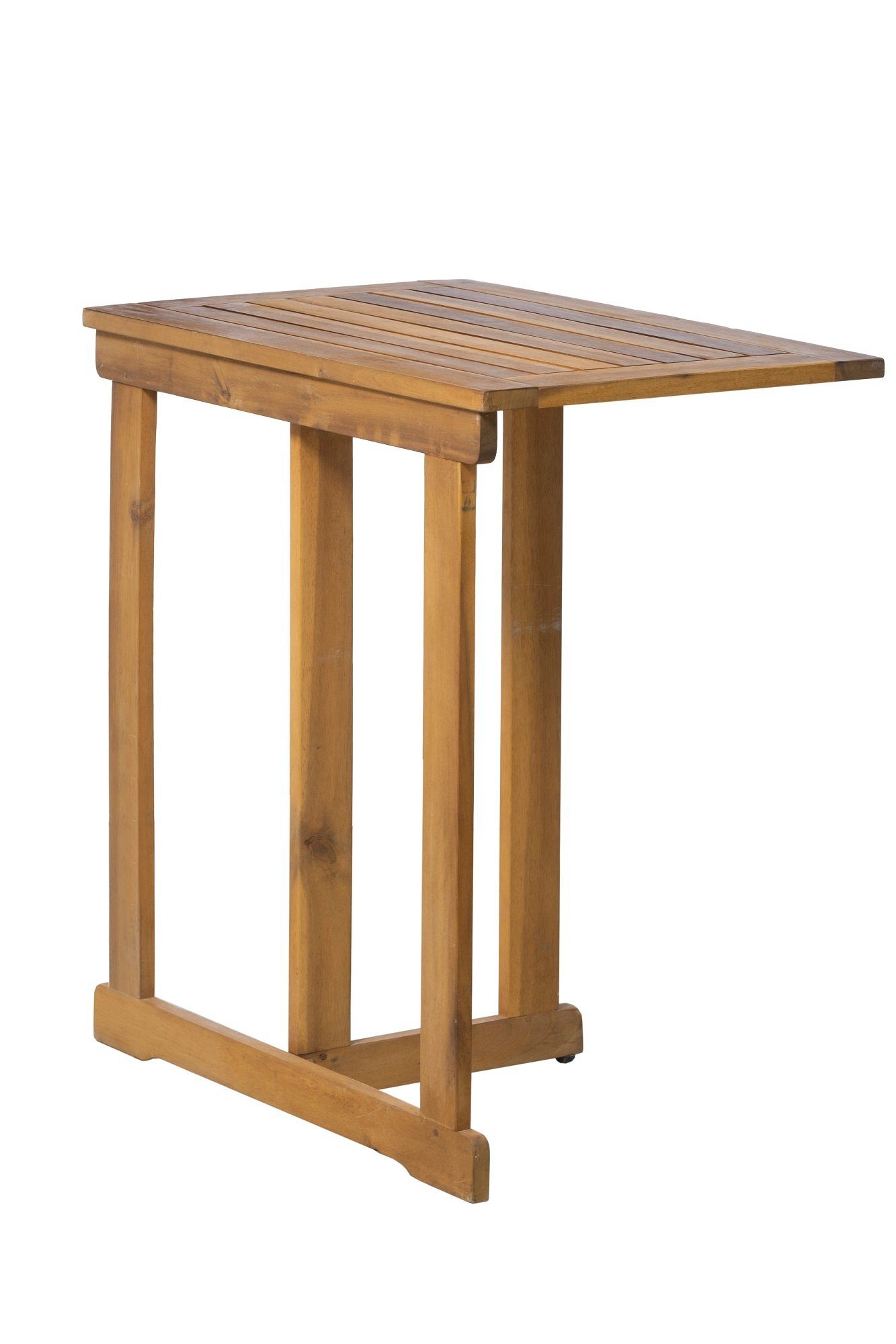 Akazienholz, Maße klappbarer Gartenlounge-Set Sitzgruppe Sitzgruppe mit Stühlen 3-tlg., Balkonstühle (Klappbare Balkon 2 (BxHxT): 36x87x53 Tisch), geöltem 1 aus - Tisch, und und 70x74x45 - cm TPFGarden AKANA Tisch cm Klappstuhl