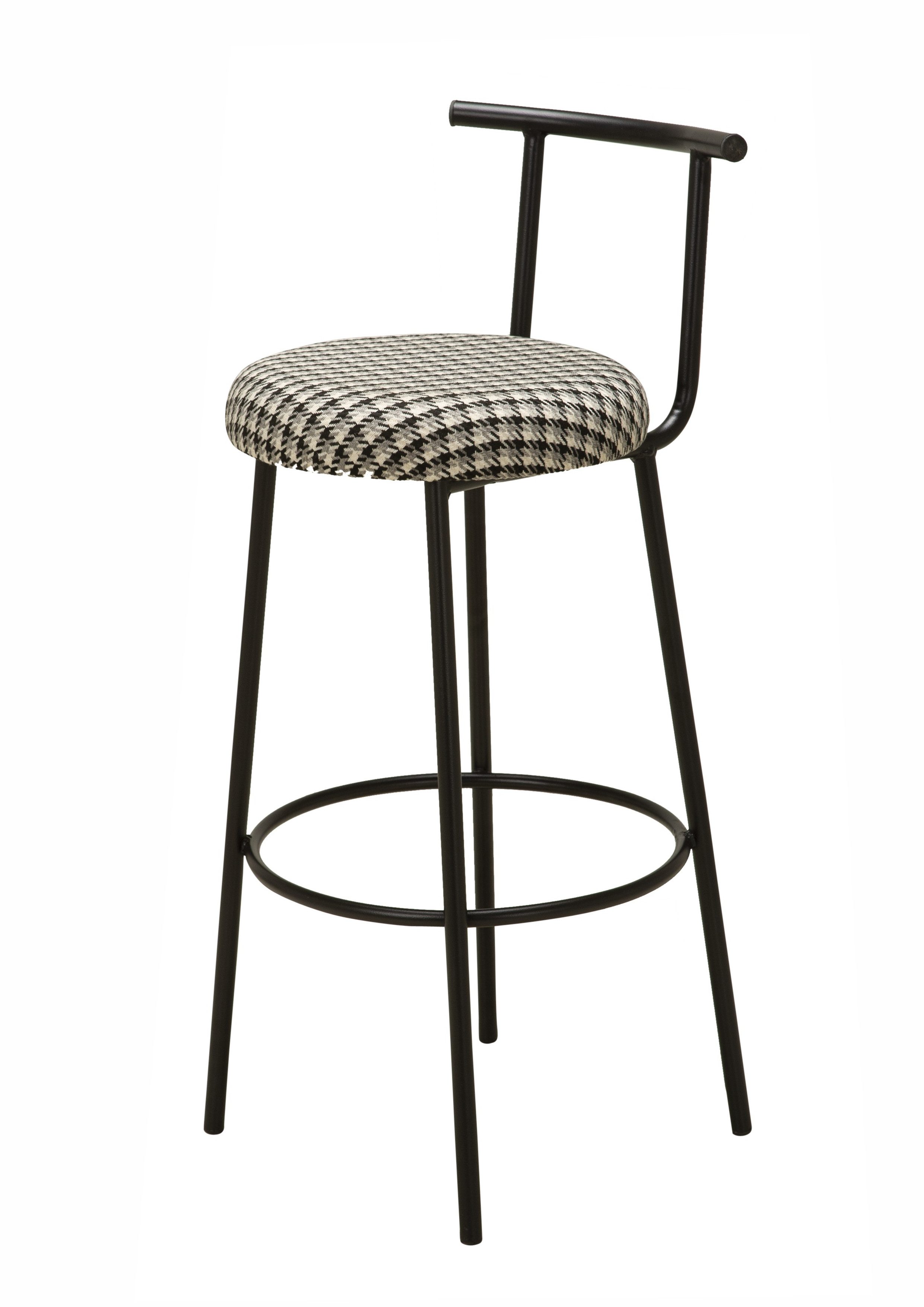 Stuhlmann Barhocker Seoul (978, 1 St., 1 Stk), Barstuhl mit Metallgestell, Bezug aus Leinenstoff