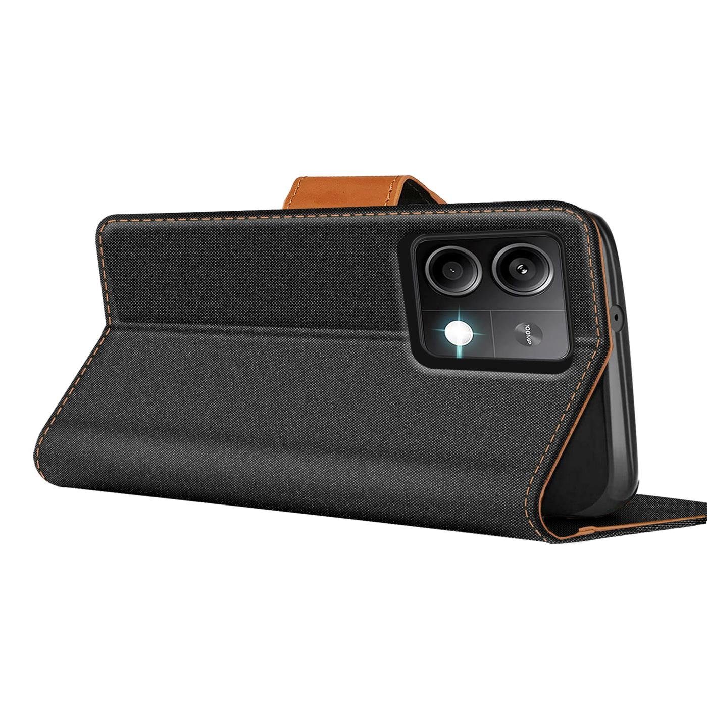 CoolGadget Handyhülle Flip Case Wallet Cover Book Tasche für Xiaomi Redmi Note 13 Pro 5G 6,67 Zoll, Handy Tasche mit Kartenfach Book Schutzhülle – Bild 5 von 5