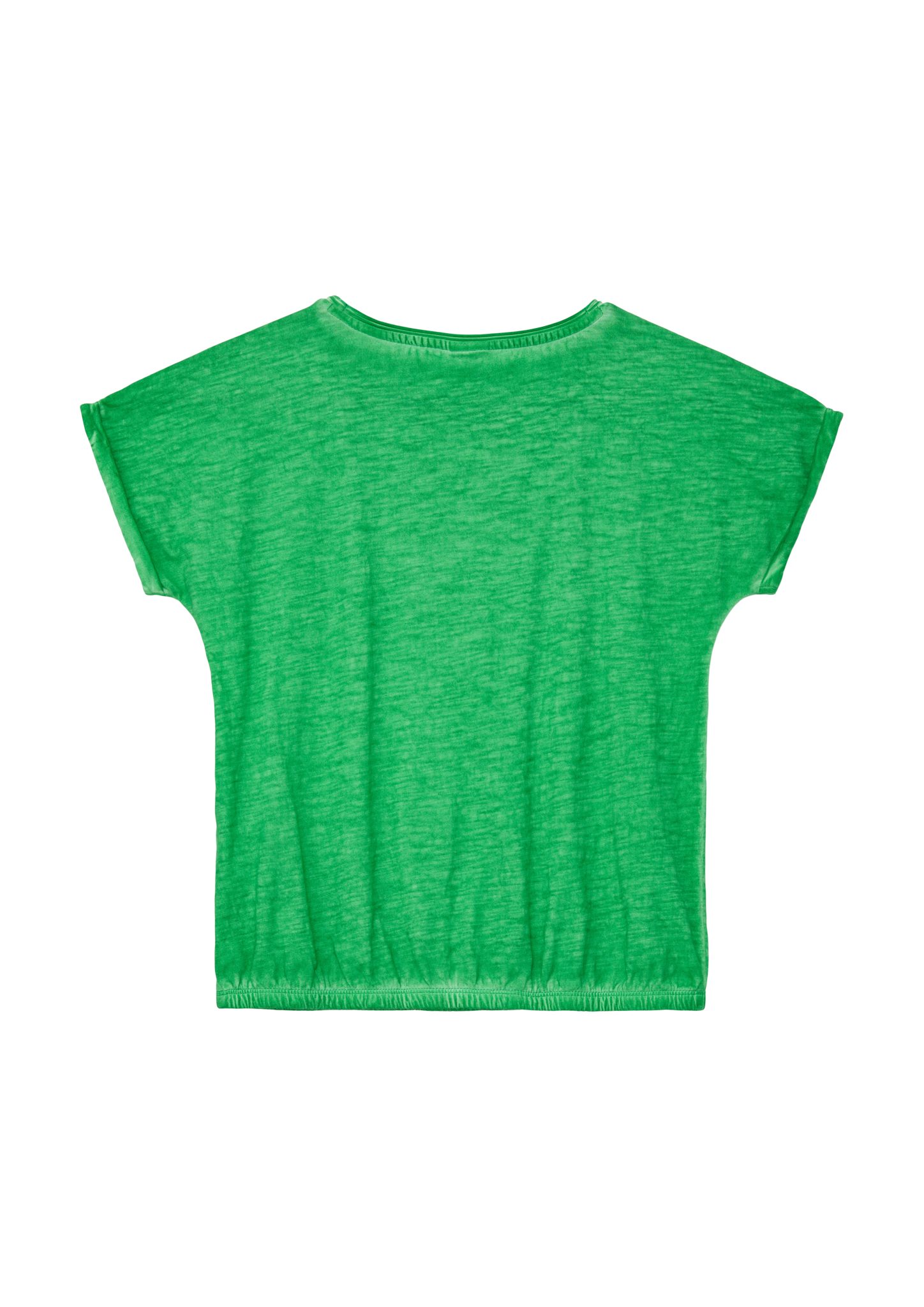 T-Shirt aus s.Oliver Baumwolle Kurzarmshirt grün