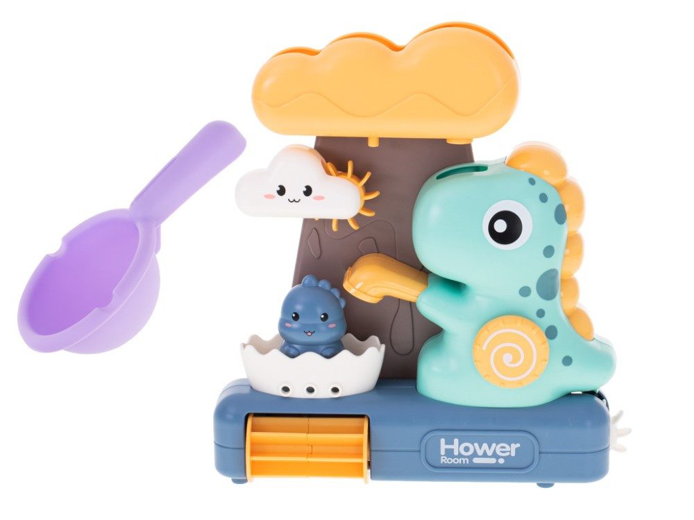 Ikonka Badespielzeug Jurassic Splash: Baby Badespielzeug Dinosaurier mit Sp günstig online kaufen