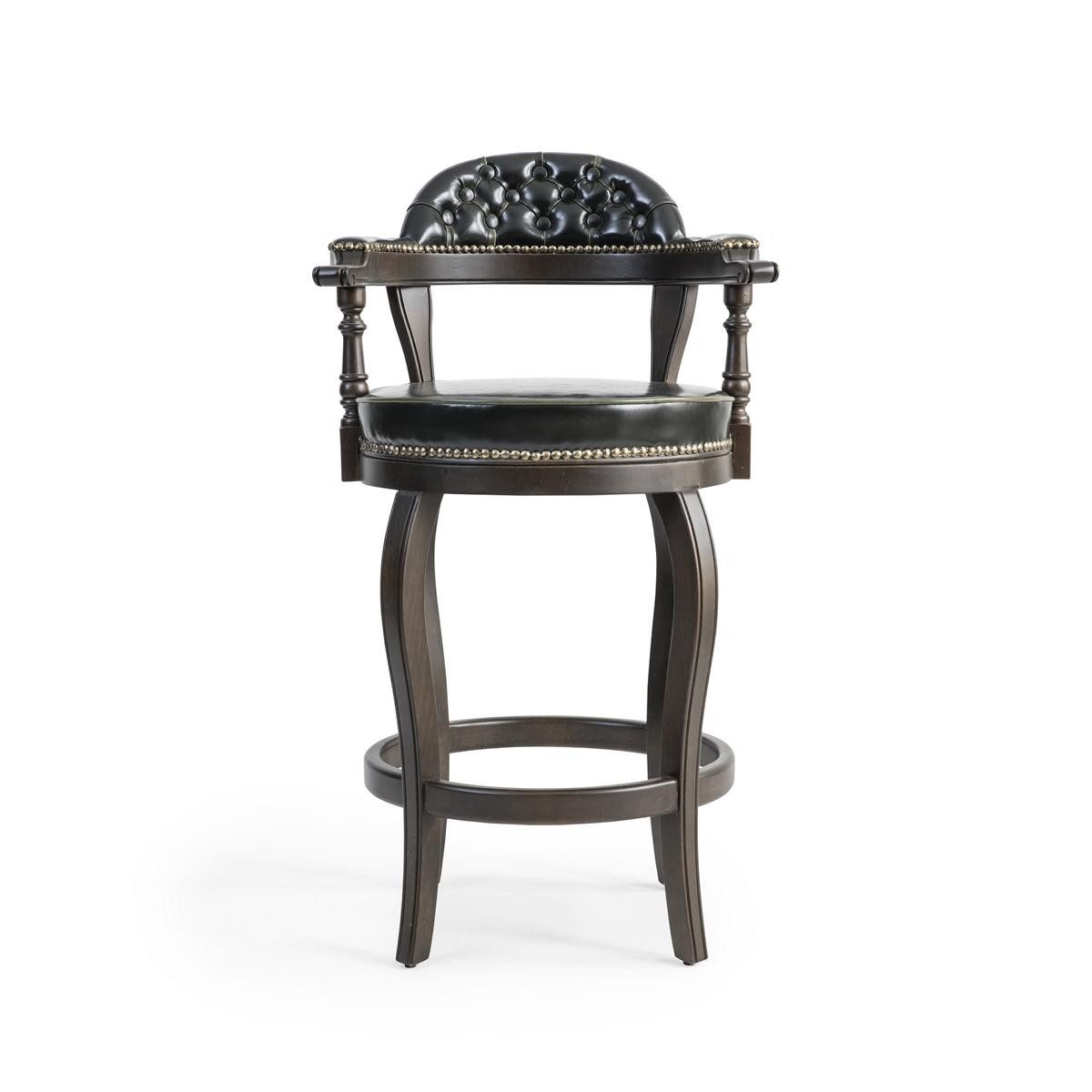 JVmoebel Barhocker Moderner Holzstuhl in Schwarz für Esszimmer und Wohnzimmer (1 St), Made in Europa