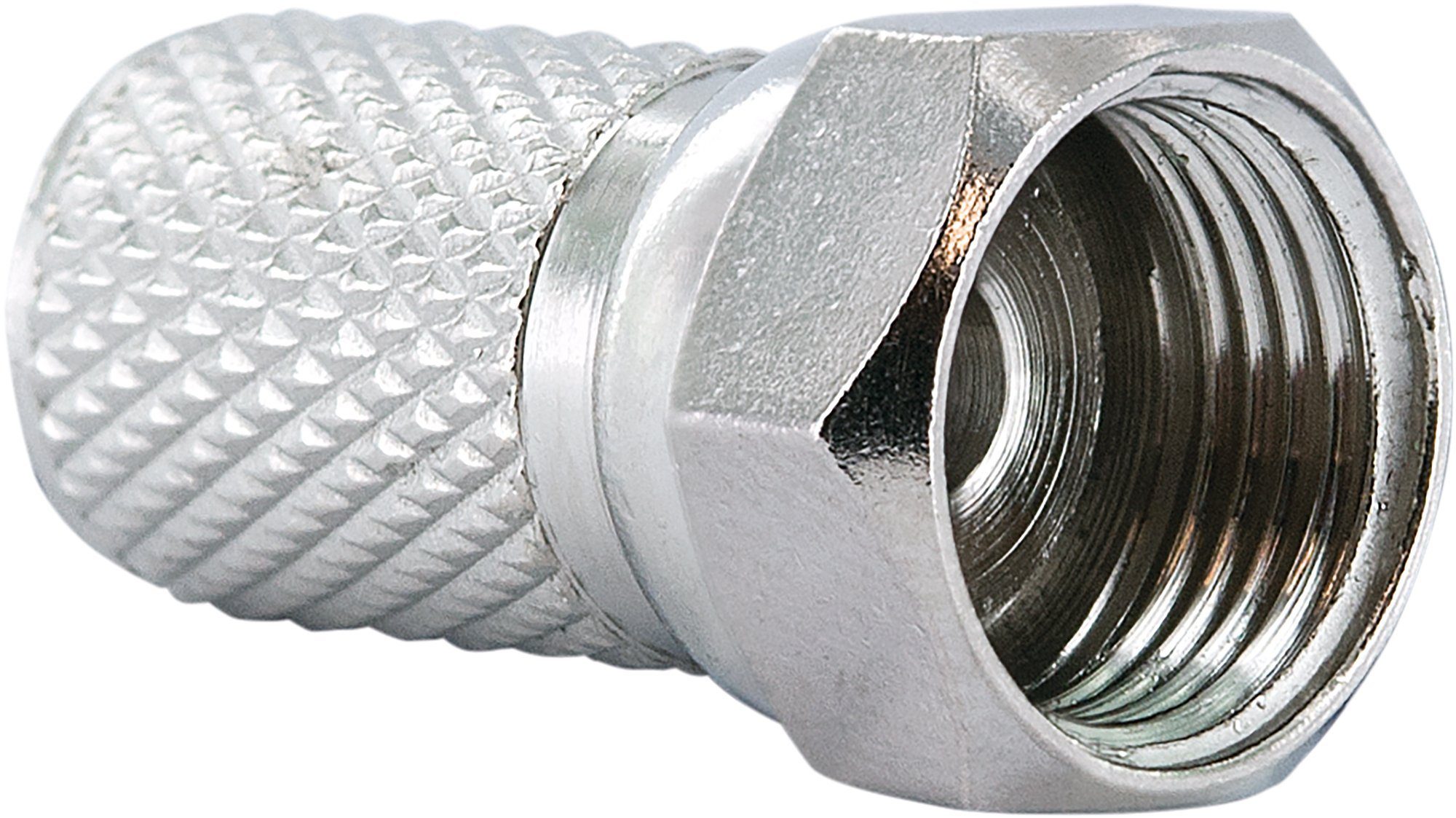 Schwaiger FST8010 531 TV-Adapter F-Stecker zu F-Buchse, für Koaxialkabel