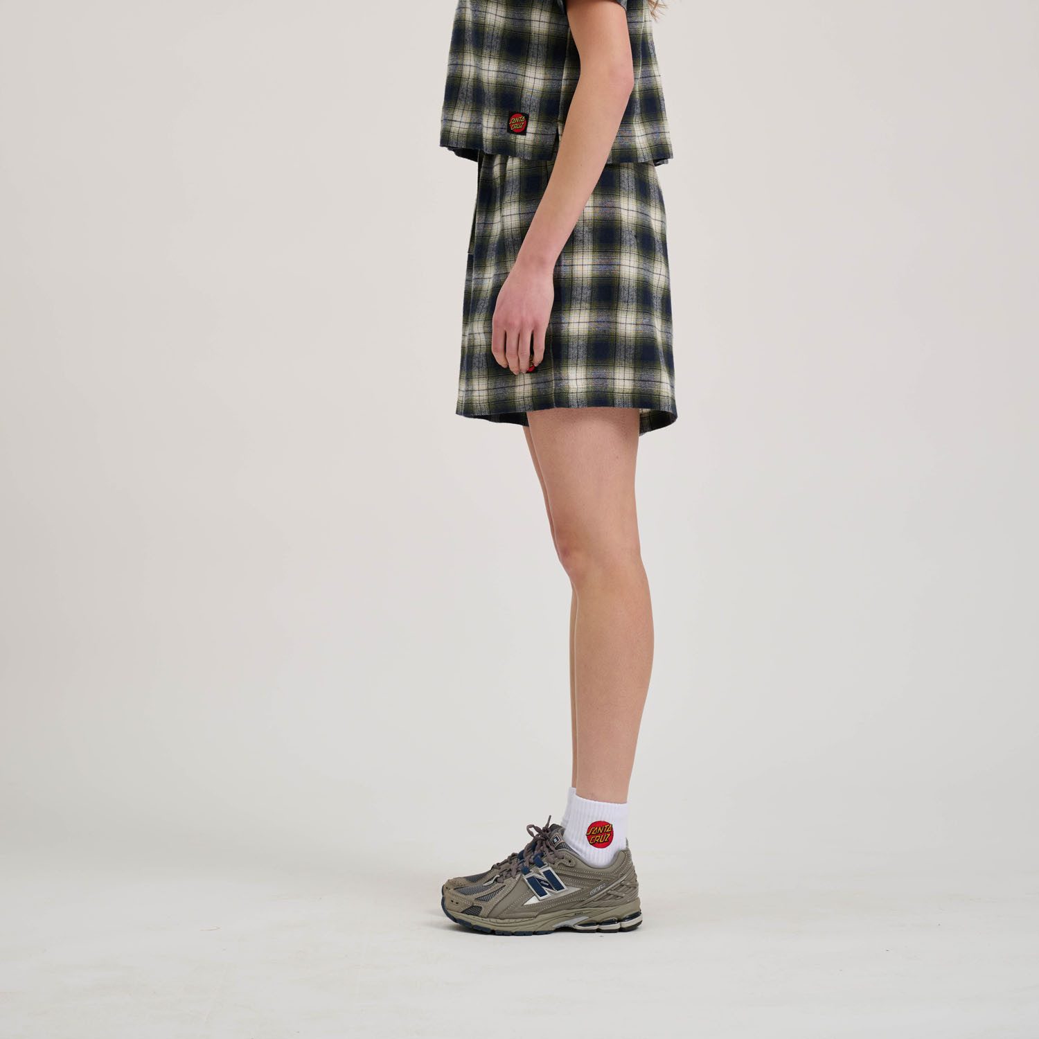 Santa Cruz Shorts CLASSIC CHECK SHORTS sportlicher Stil, für den Alltag, aus Baumwolle, für Erwachsene