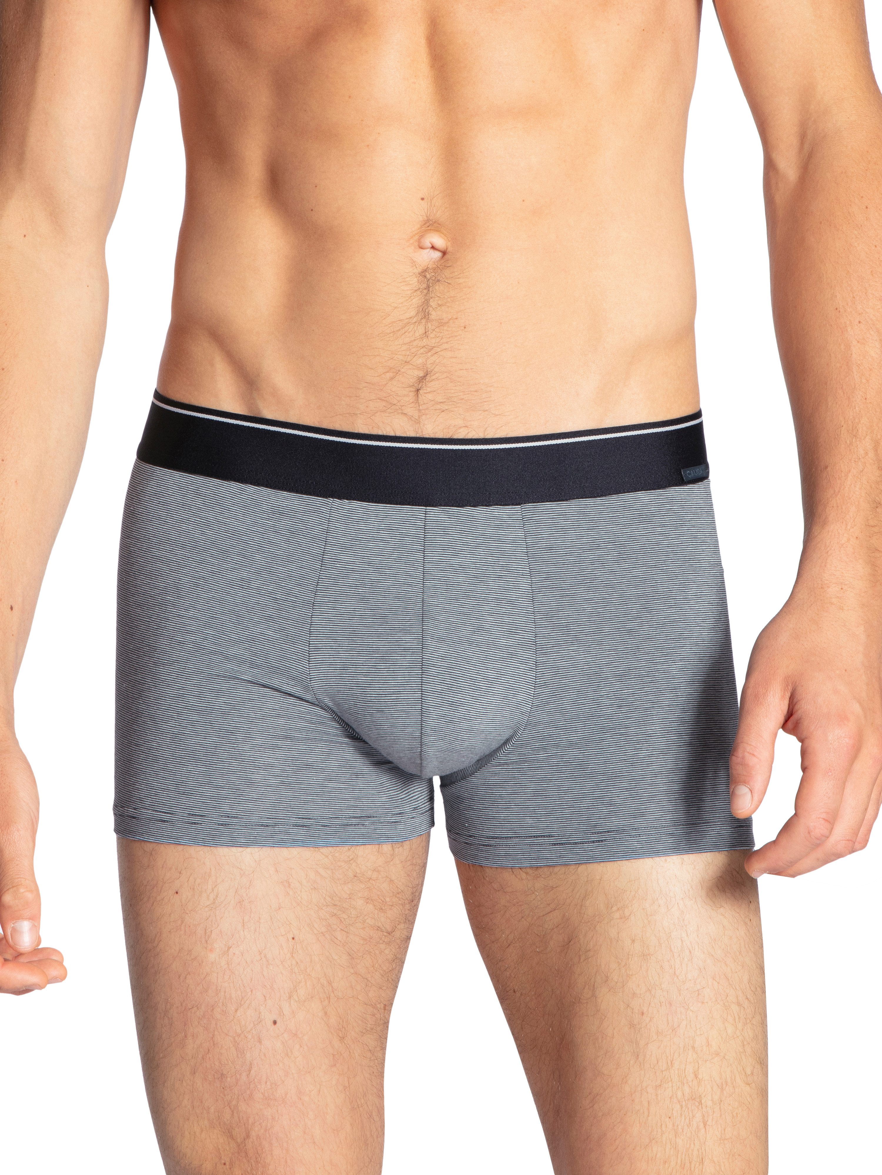 CALIDA Boxer Cotton Stretch Baumwoll-Mix, gestreift, Single Jersey, elastis günstig online kaufen