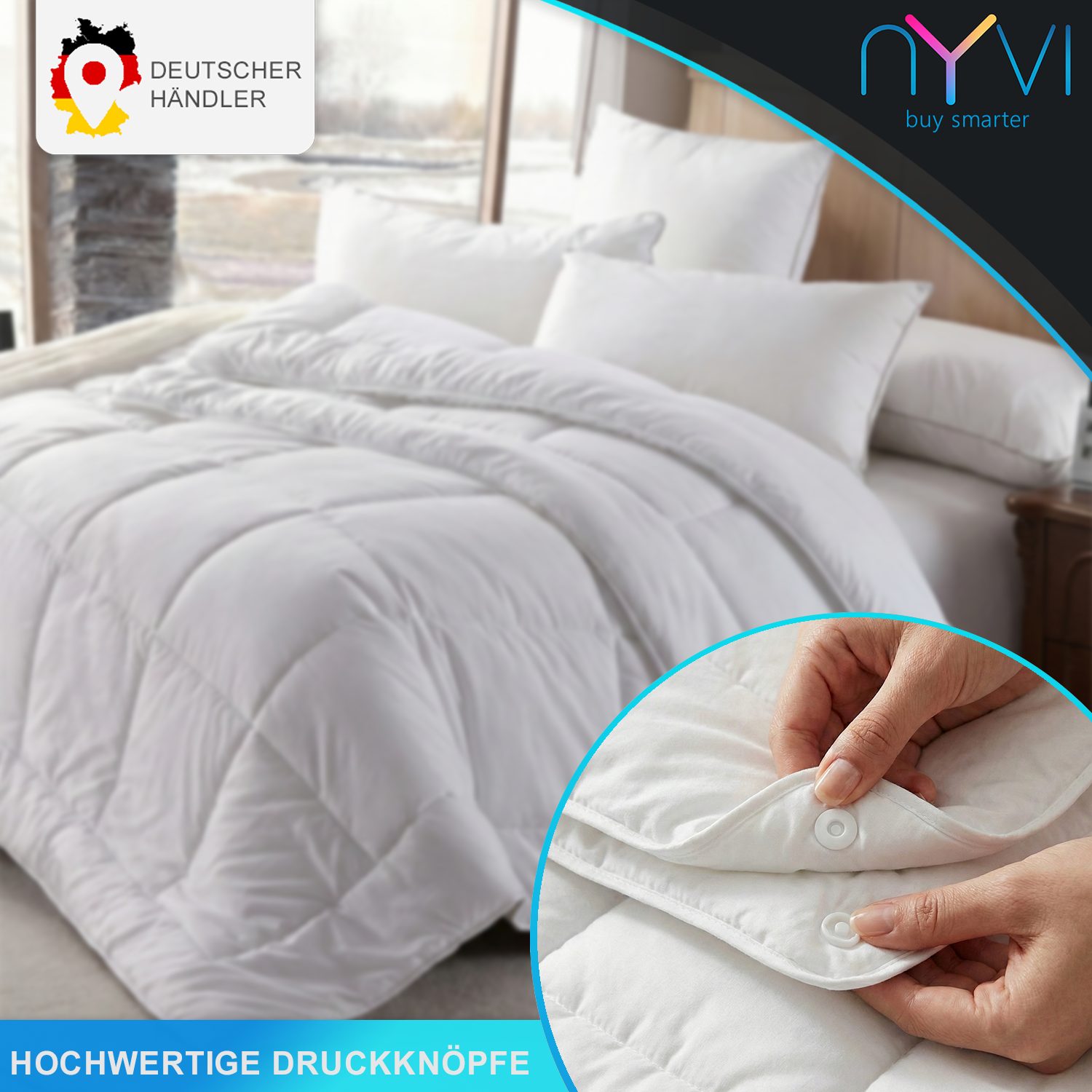 NYVI 4-Jahreszeitenbett 4-Jahreszeiten Bettdecke DreamScience 135x200 cm 4- günstig online kaufen