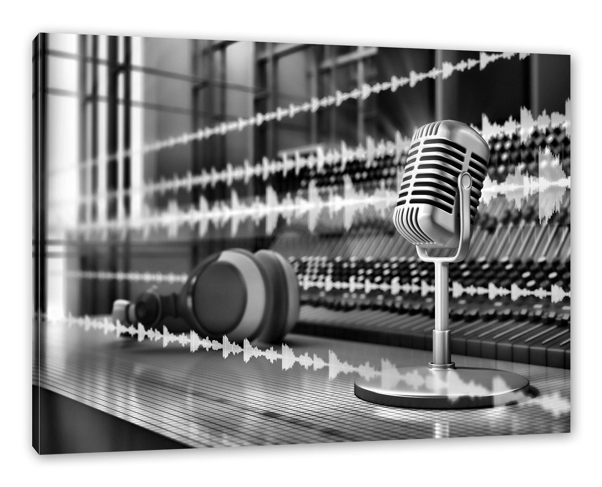Leinwandbild Musikstudio