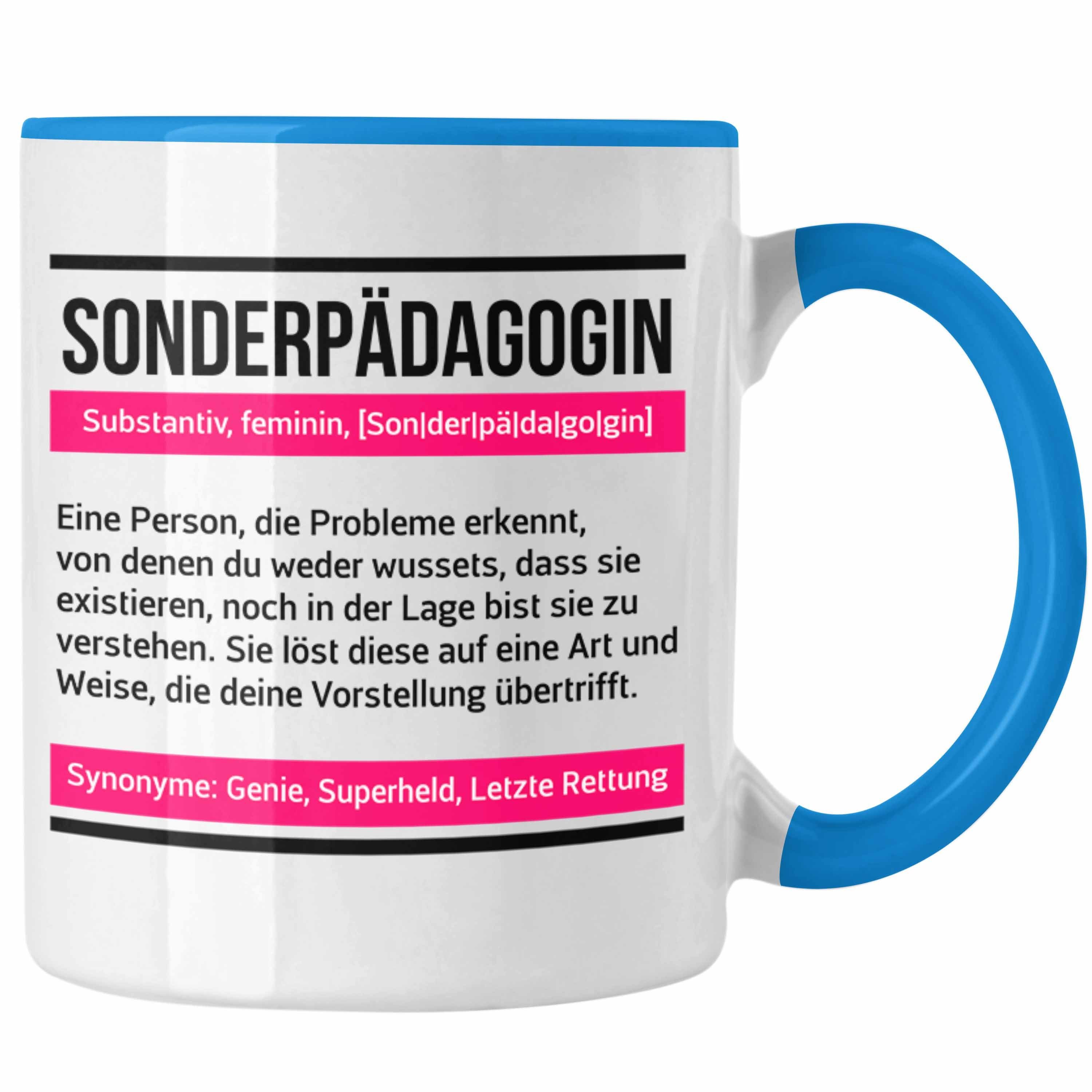 Tasse Trendation - Sonderpädagogik Tasse Geschenk für sonderpädagin Spruch G