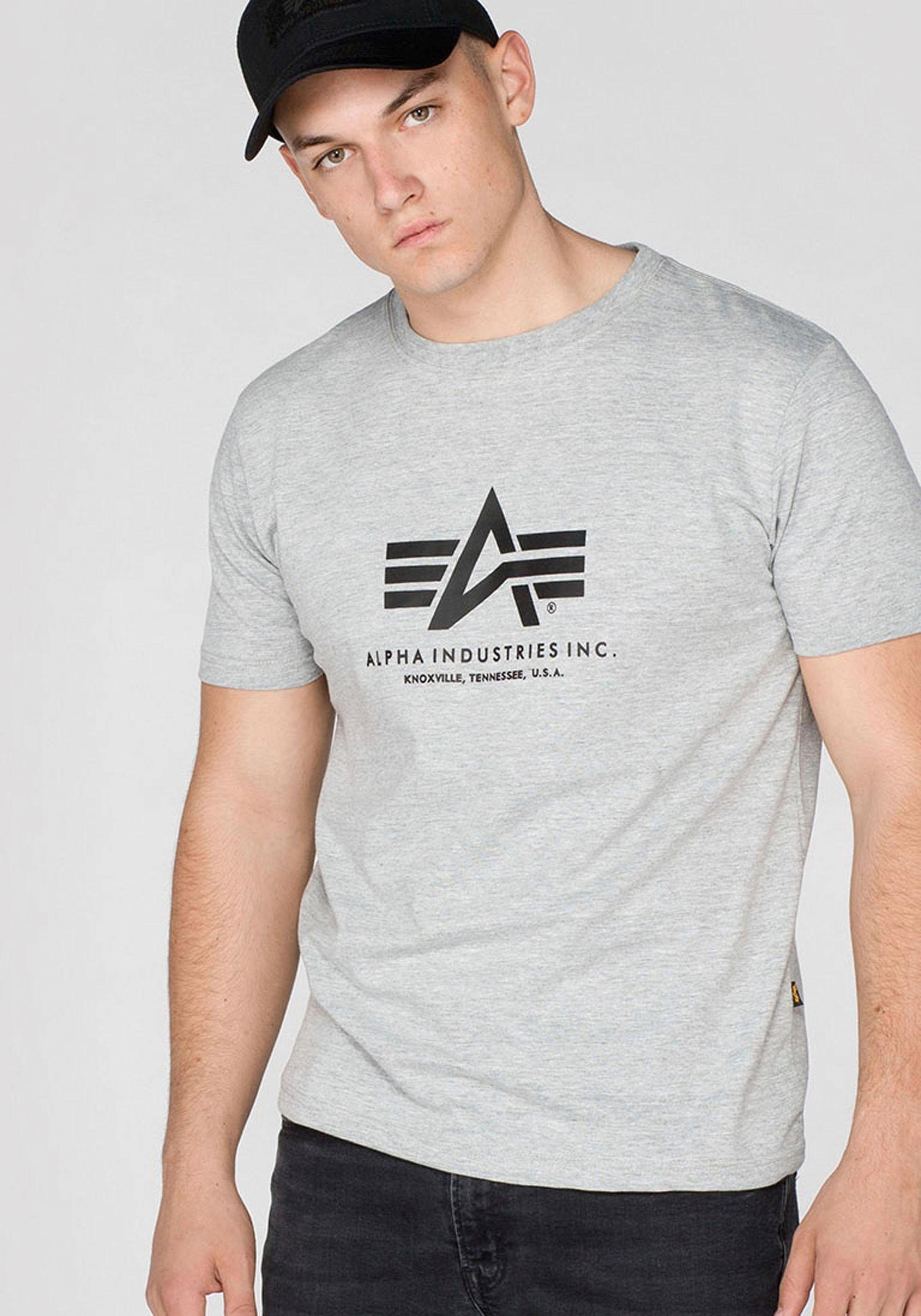 Alpha Industries T-Shirt Basic T-Shirt grey heather