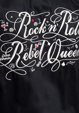 QueenKerosin Collegejacke Rock'n'Roll Rebel Queen im 50s Style