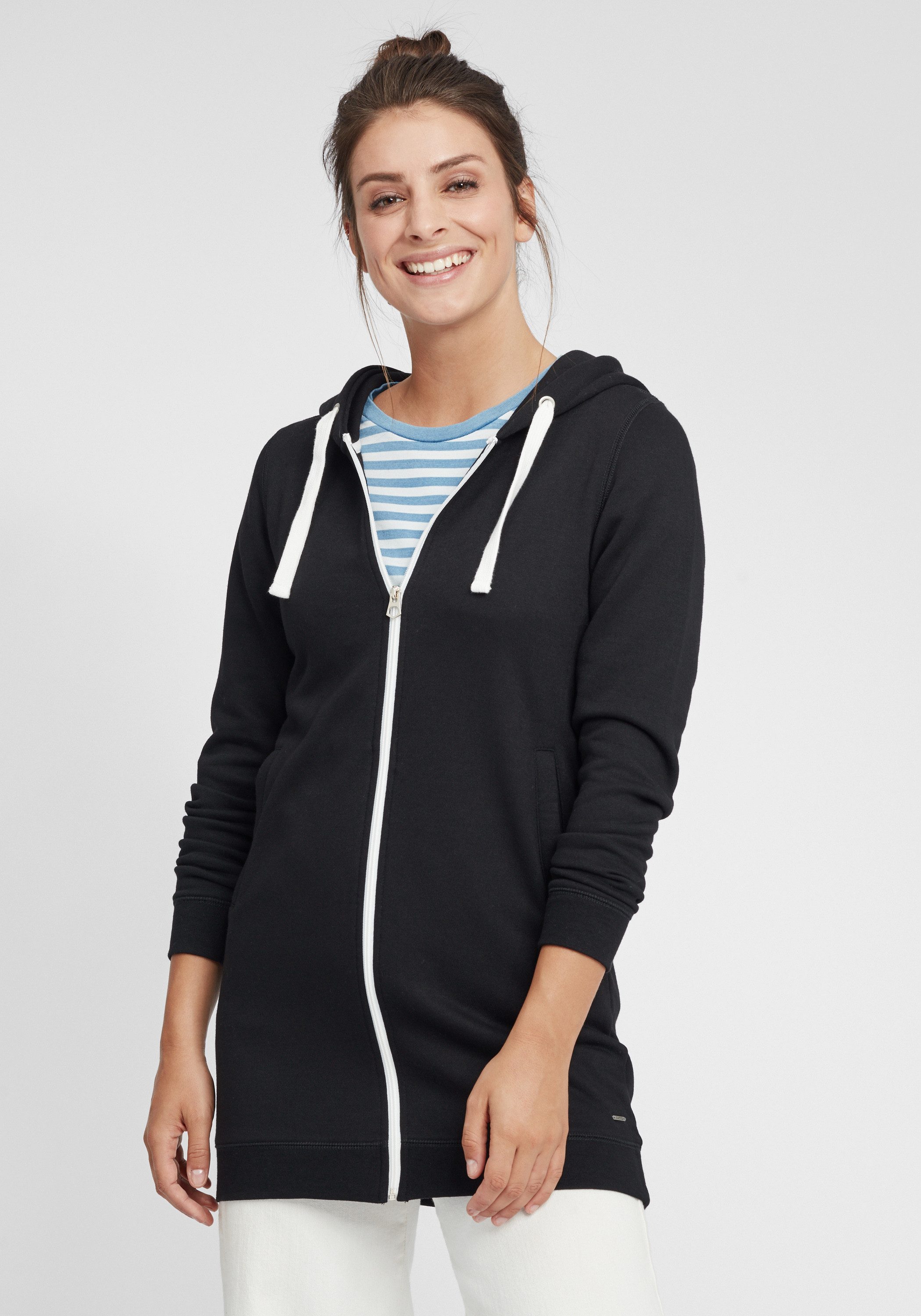 OXMO Kapuzensweatjacke OXOlinda Kapuzenpullover mit weicher günstig online kaufen