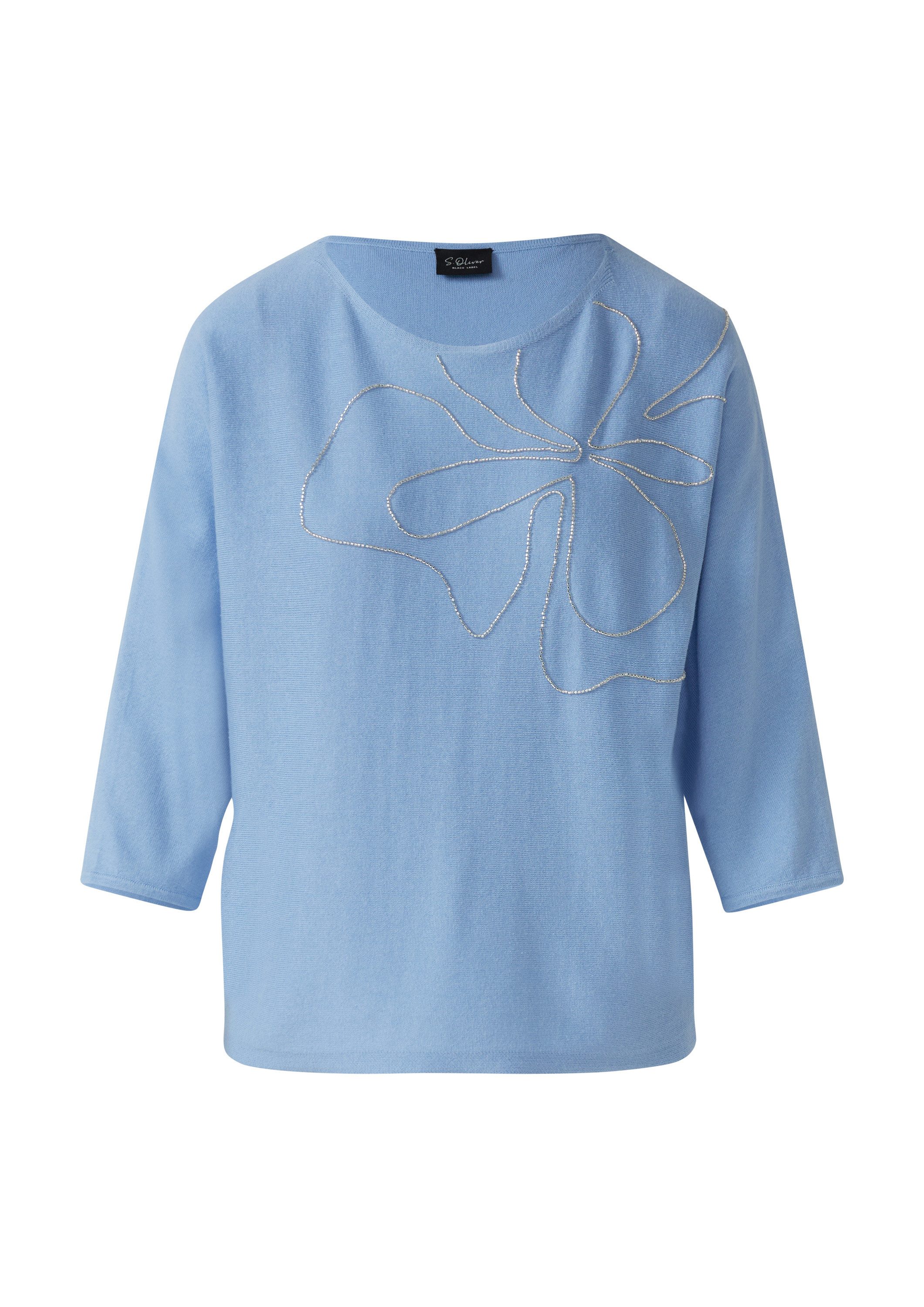 s.Oliver 3/4 Arm-Pullover Strickpullover Strickpullover mit günstig online kaufen